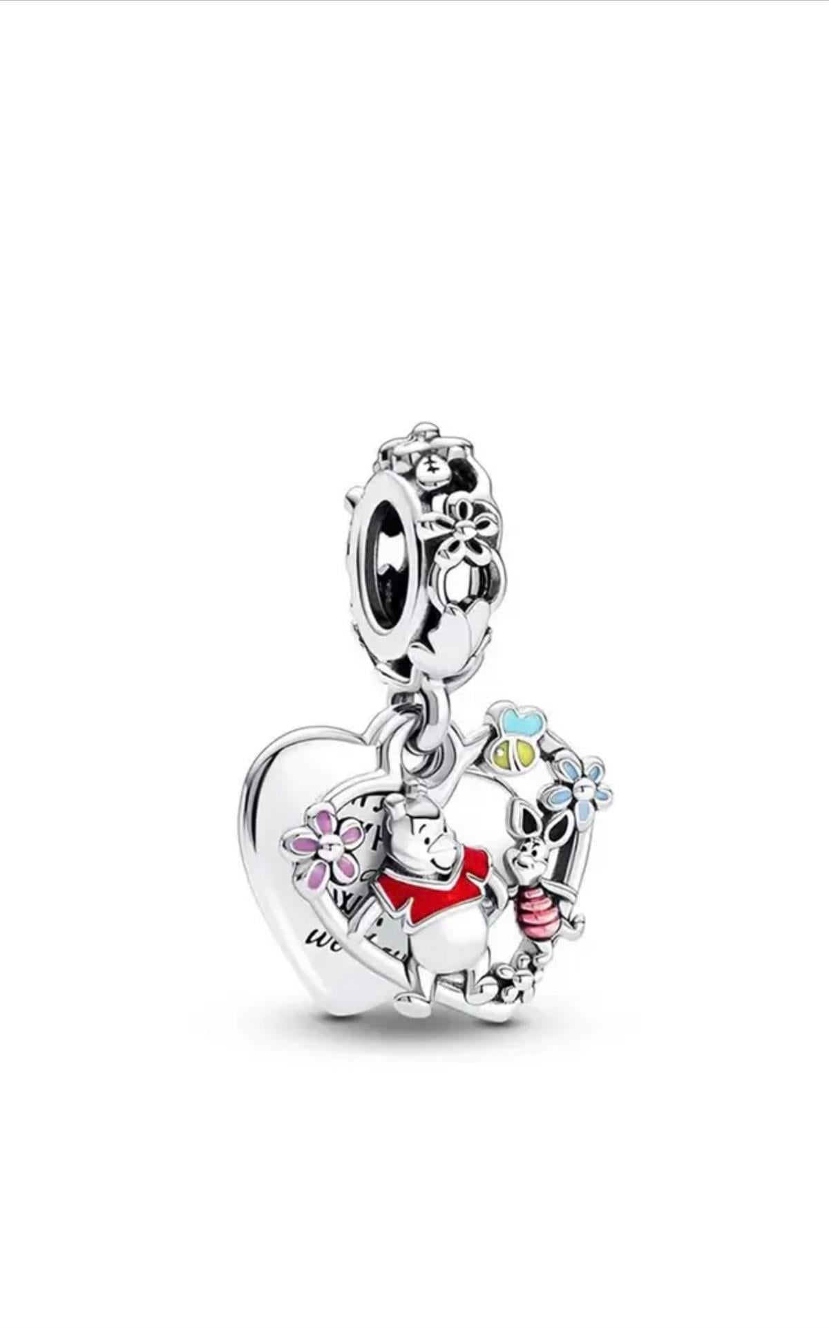 Pooh & Piglet Çift Sallantılı Charm 
