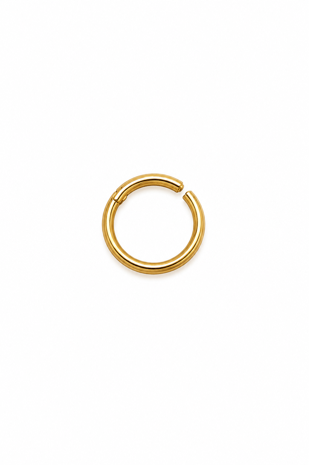 Premium Titanyum Düz Halka Piercing