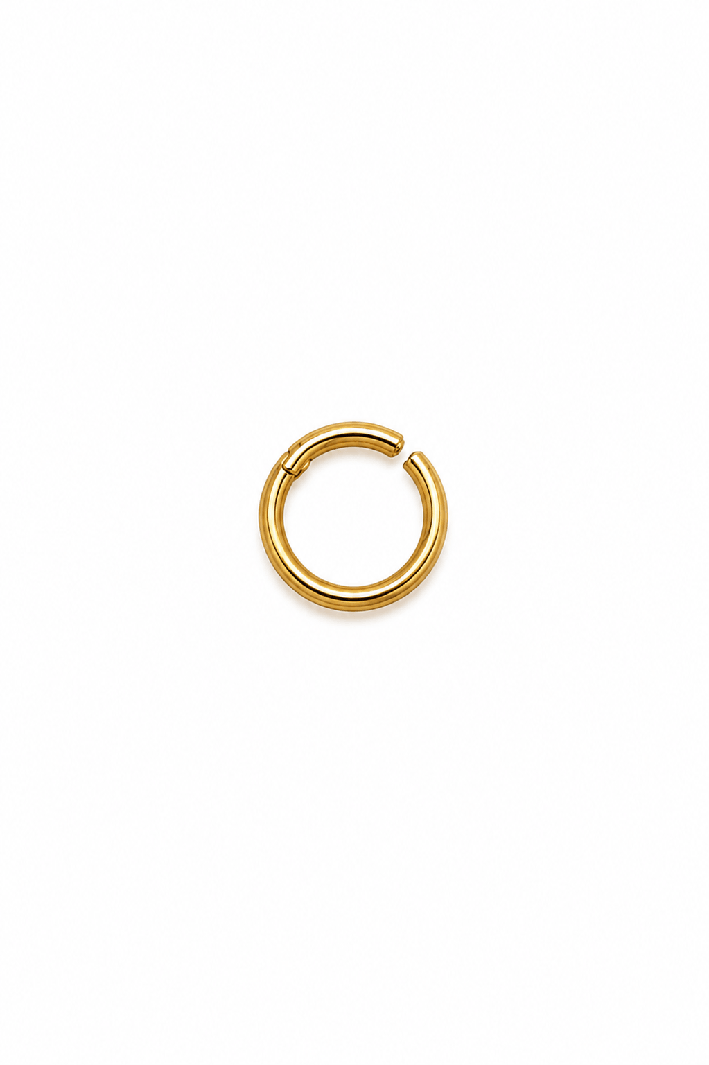 Premium Titanyum Düz Halka Piercing