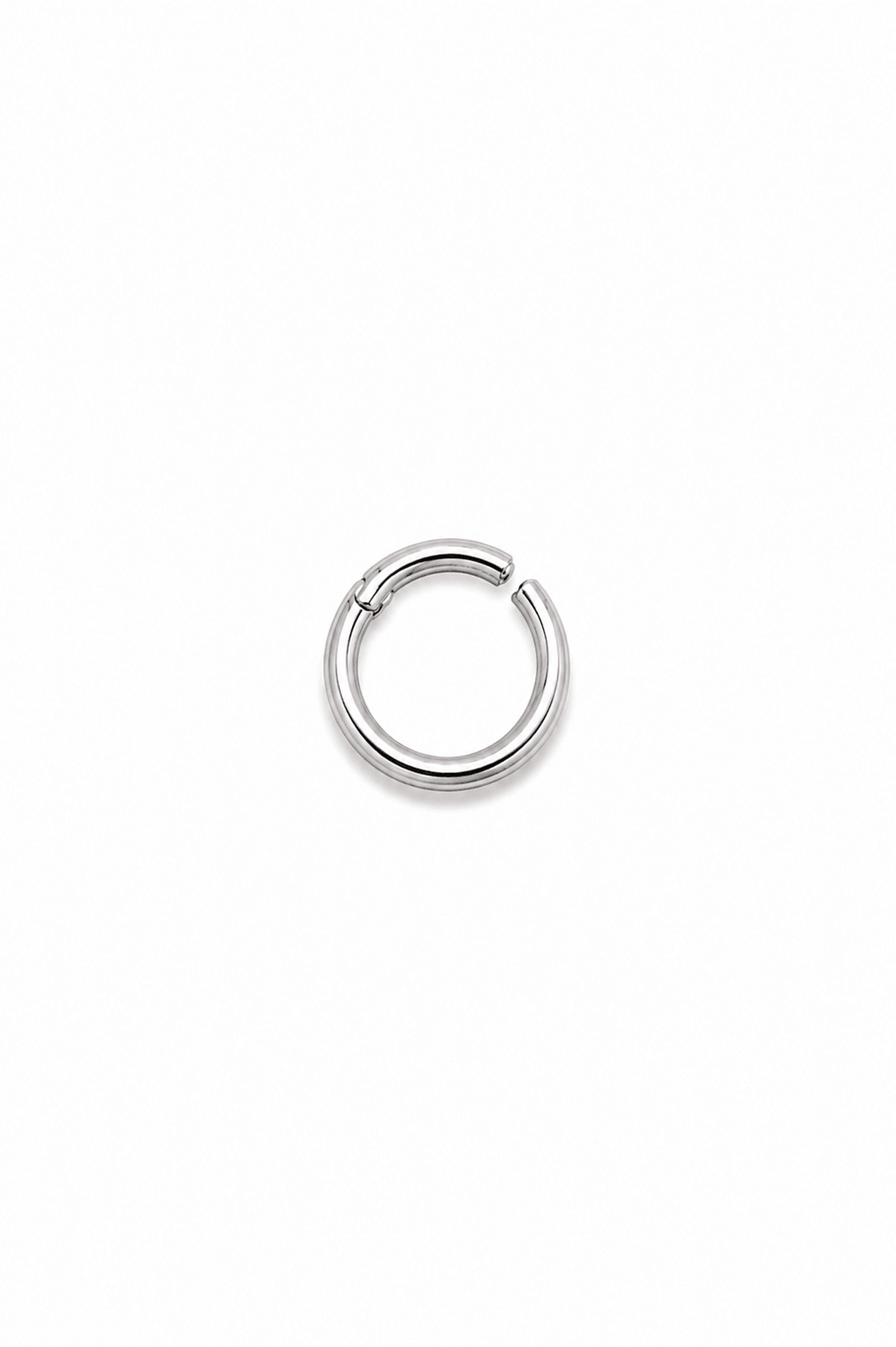 Premium Titanyum Düz Halka Piercing