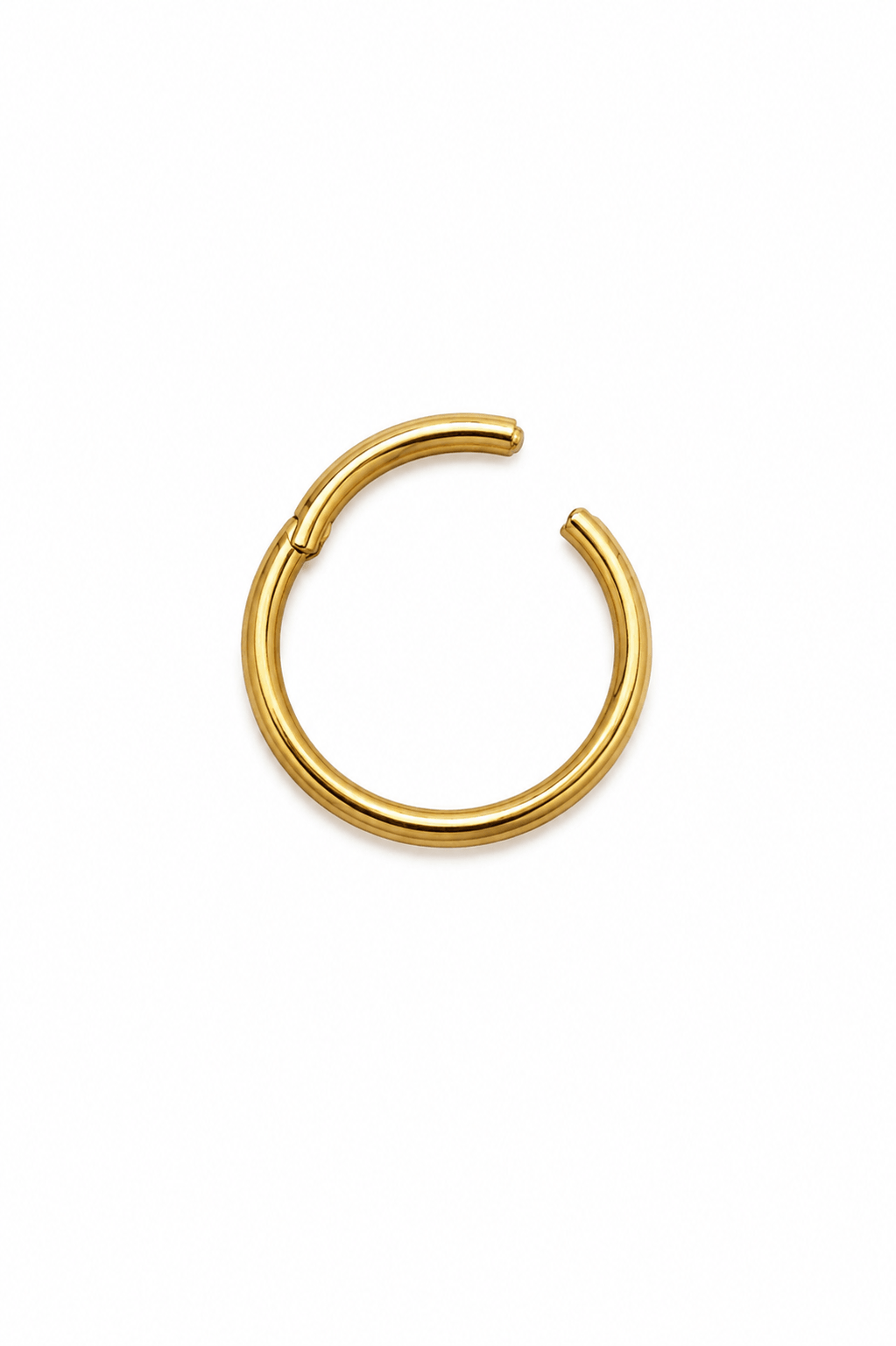 Premium Titanyum Düz Halka Piercing