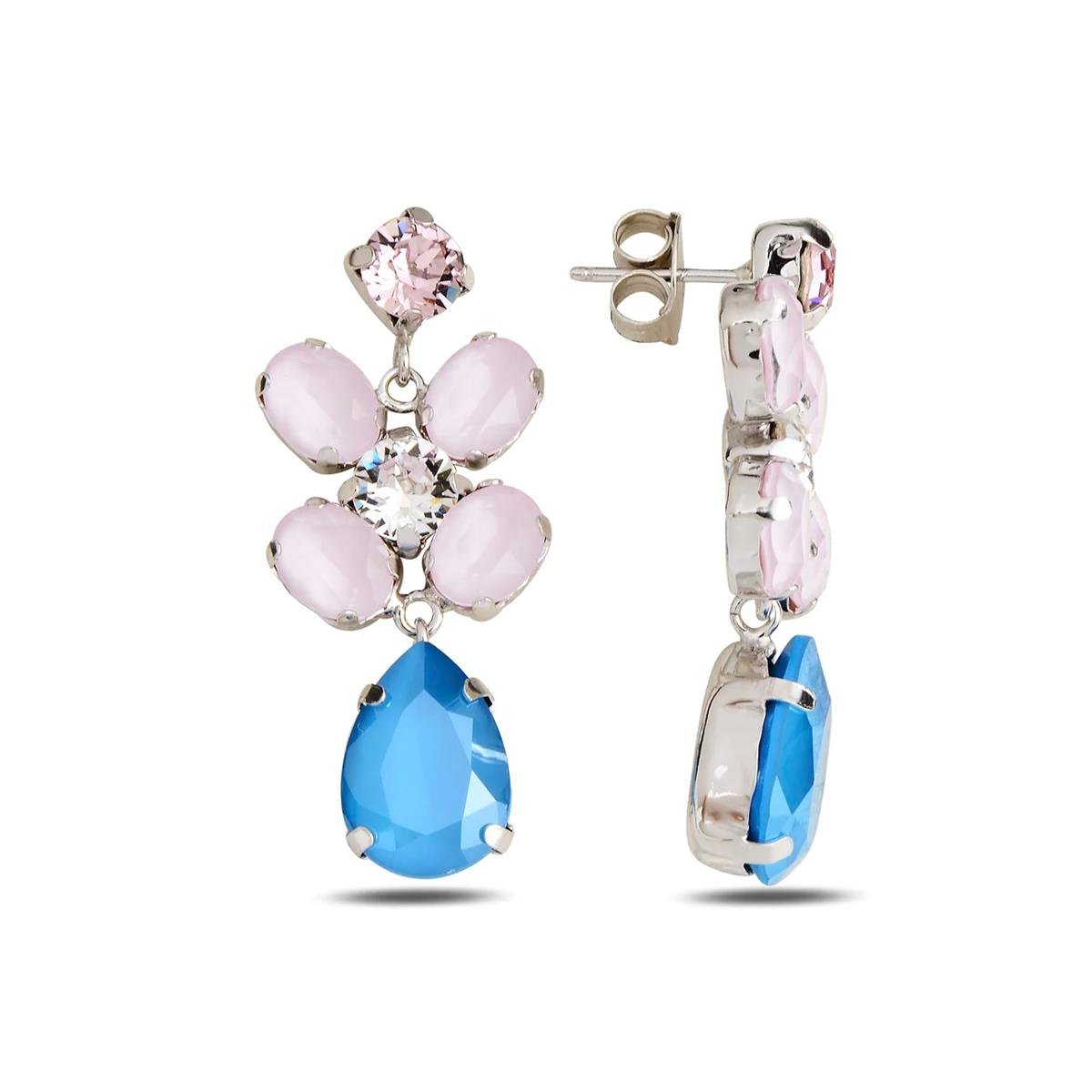 Swarovski Pera Büyük Avize Küpe
