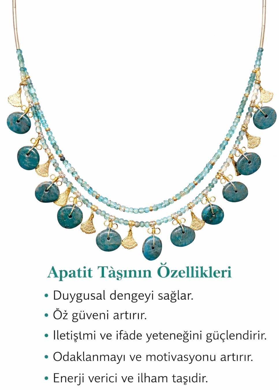 Tasarım Apatit Kolye