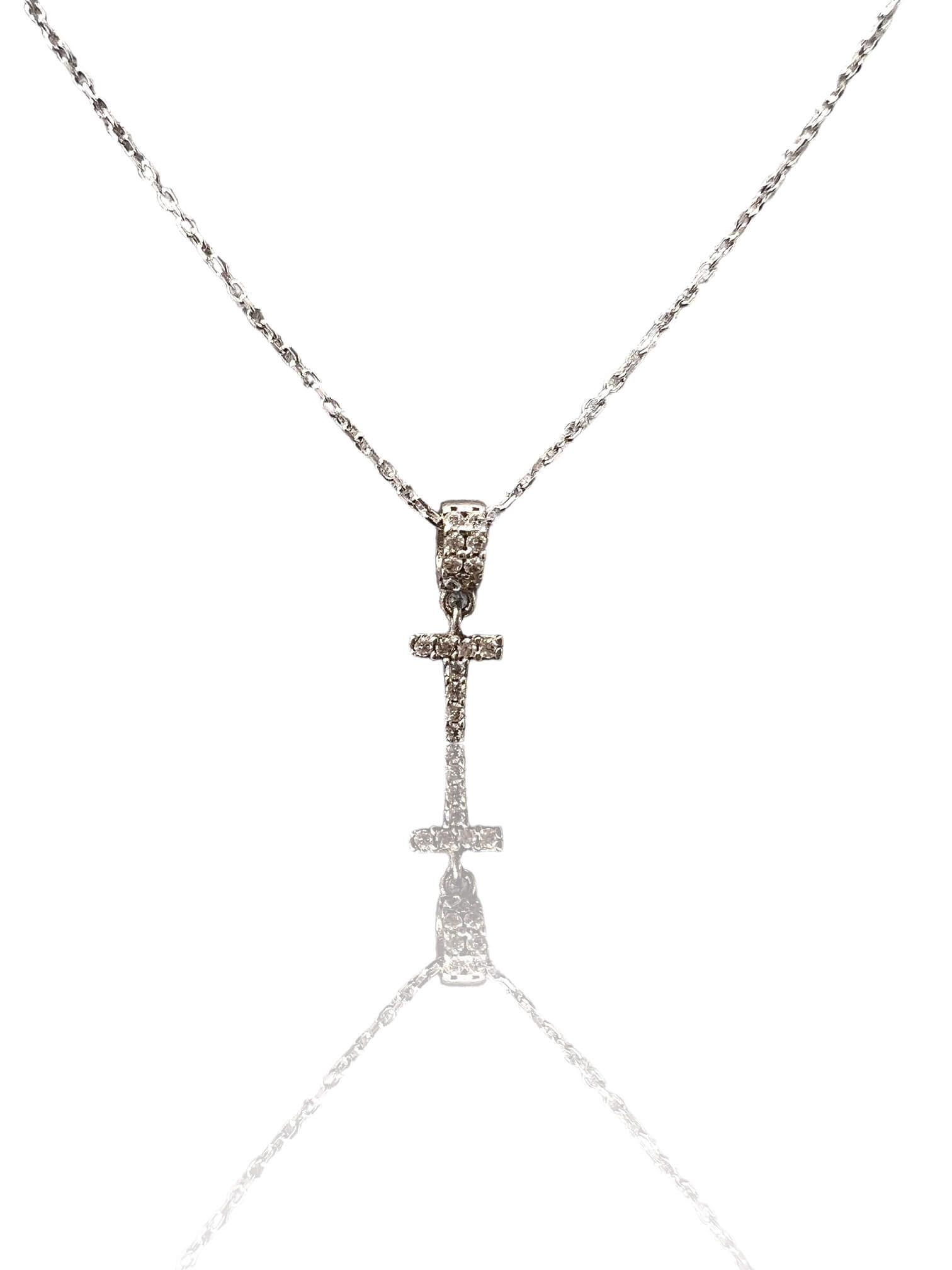 Taşlı Mini Harf Kolye