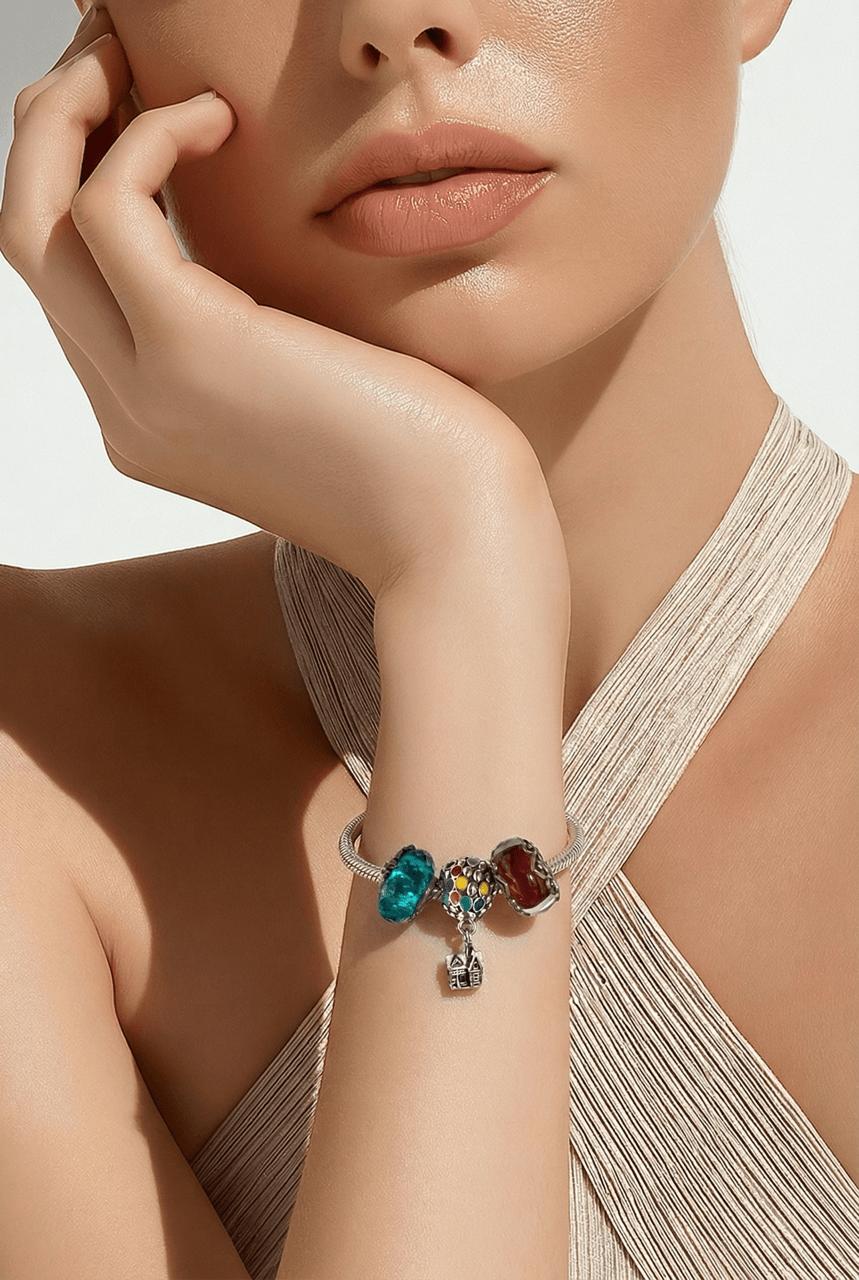 Turkuaz Frriends Murano Charm