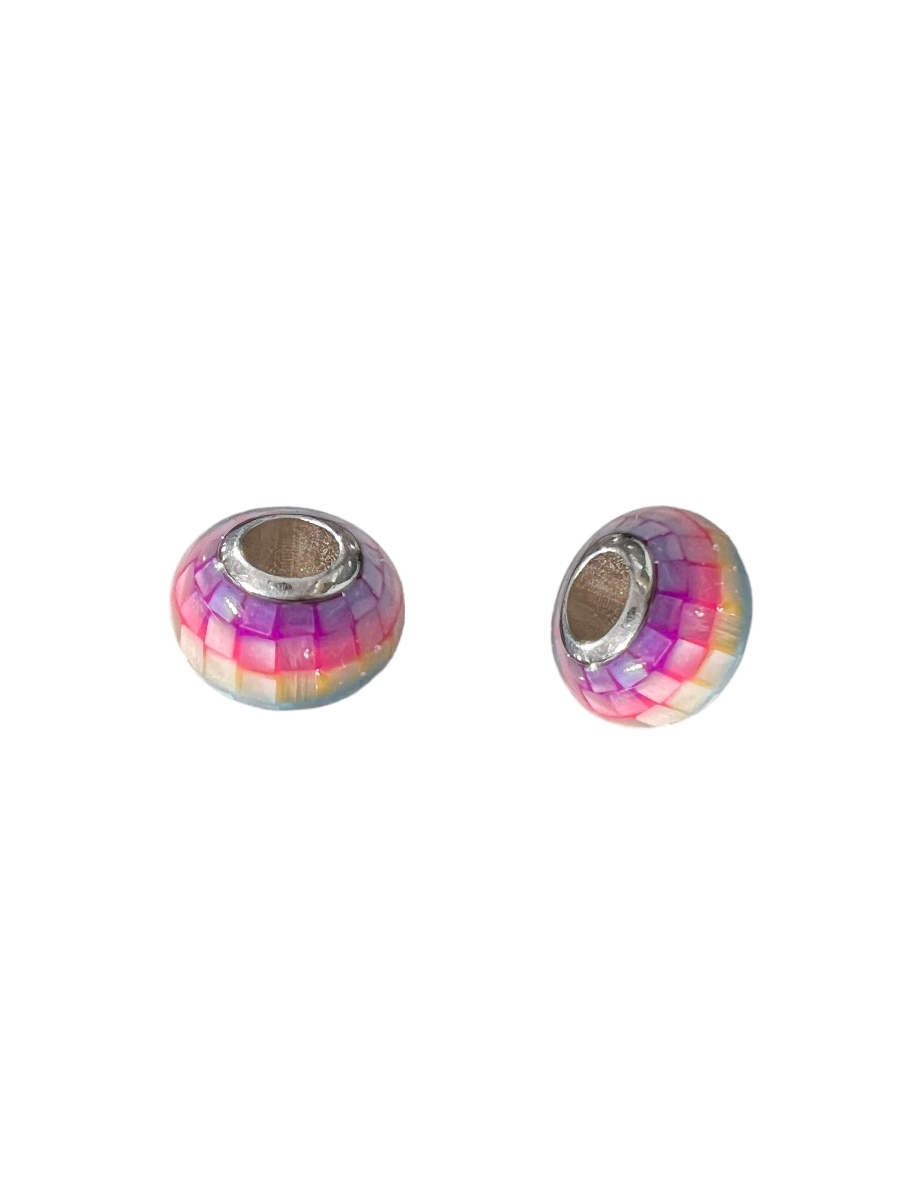 Yanardöner Renkli Murano Charm
