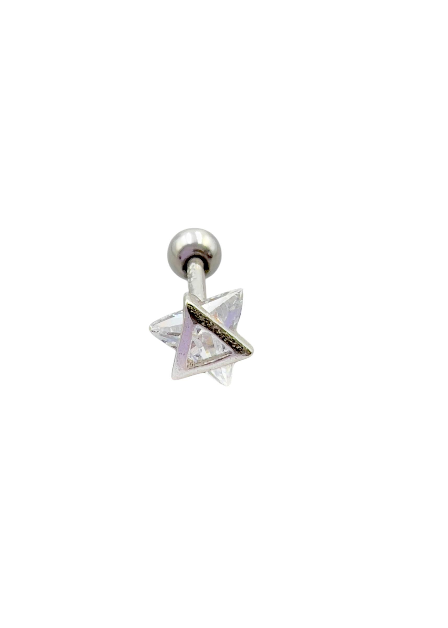 Yldız Gümüş Piercing