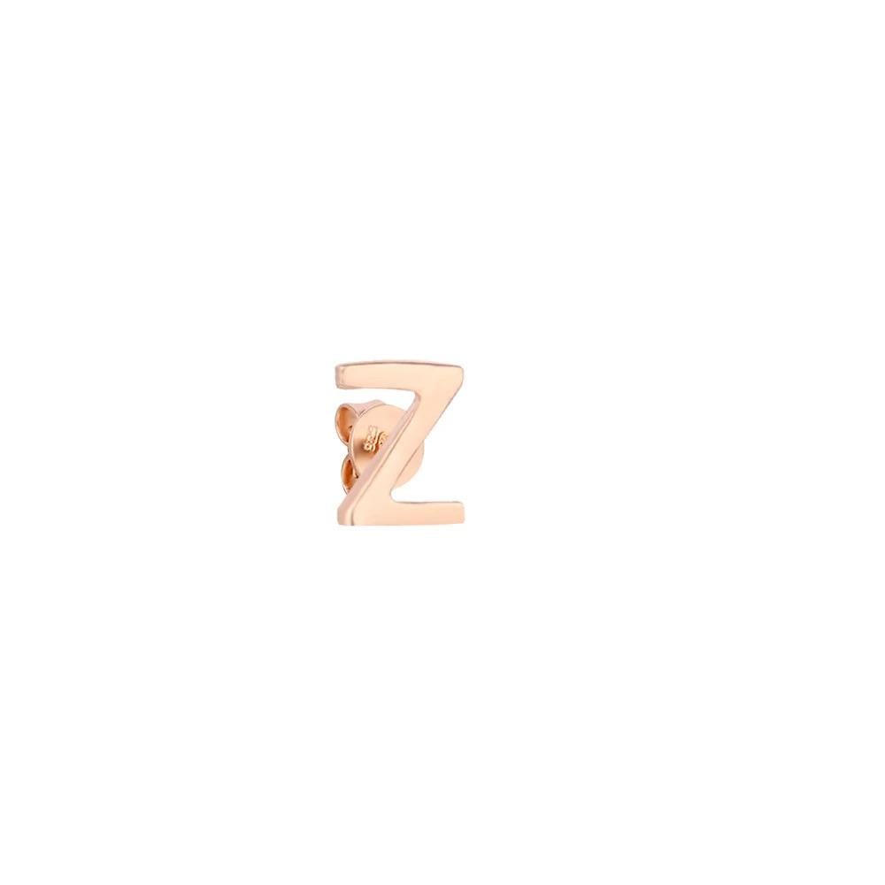Z Harfi Çivili Küpe