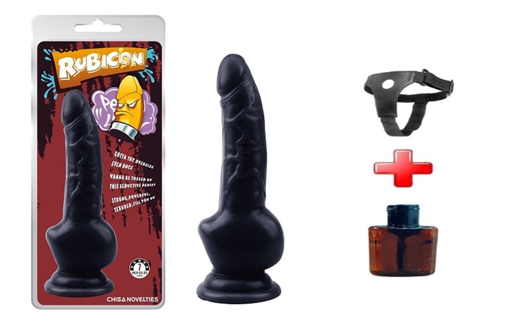 18 cm Gerçekçi Zenci Dildo Penis