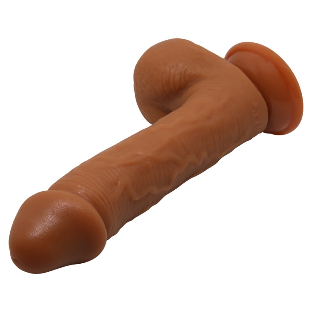 22,2 cm Realistik Vantuzlu Melez Dildo Penis