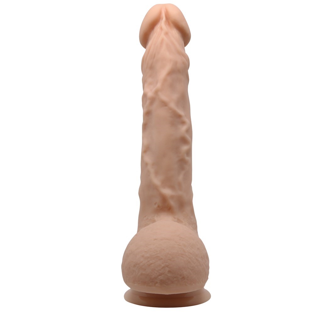 24 cm belden bağlamalı Realistik Vantuzlu Melez Dildo Penis 