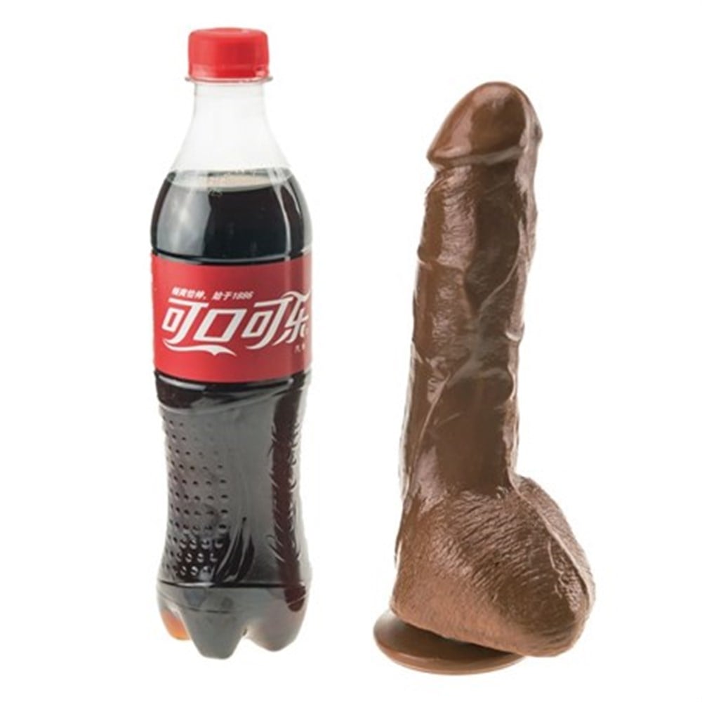 25 cm Realistik Vantuzlu Melez Dildo Penis