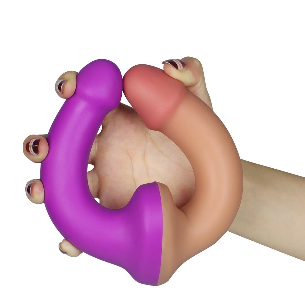 31,5 cm Çift Taraflı Realistik Dildo Anal Vajinal Penis