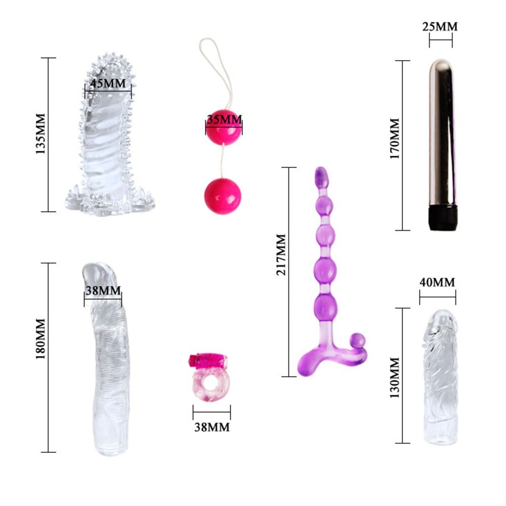 6'lı Muhteşem Vibratörlü Fantezi Seti