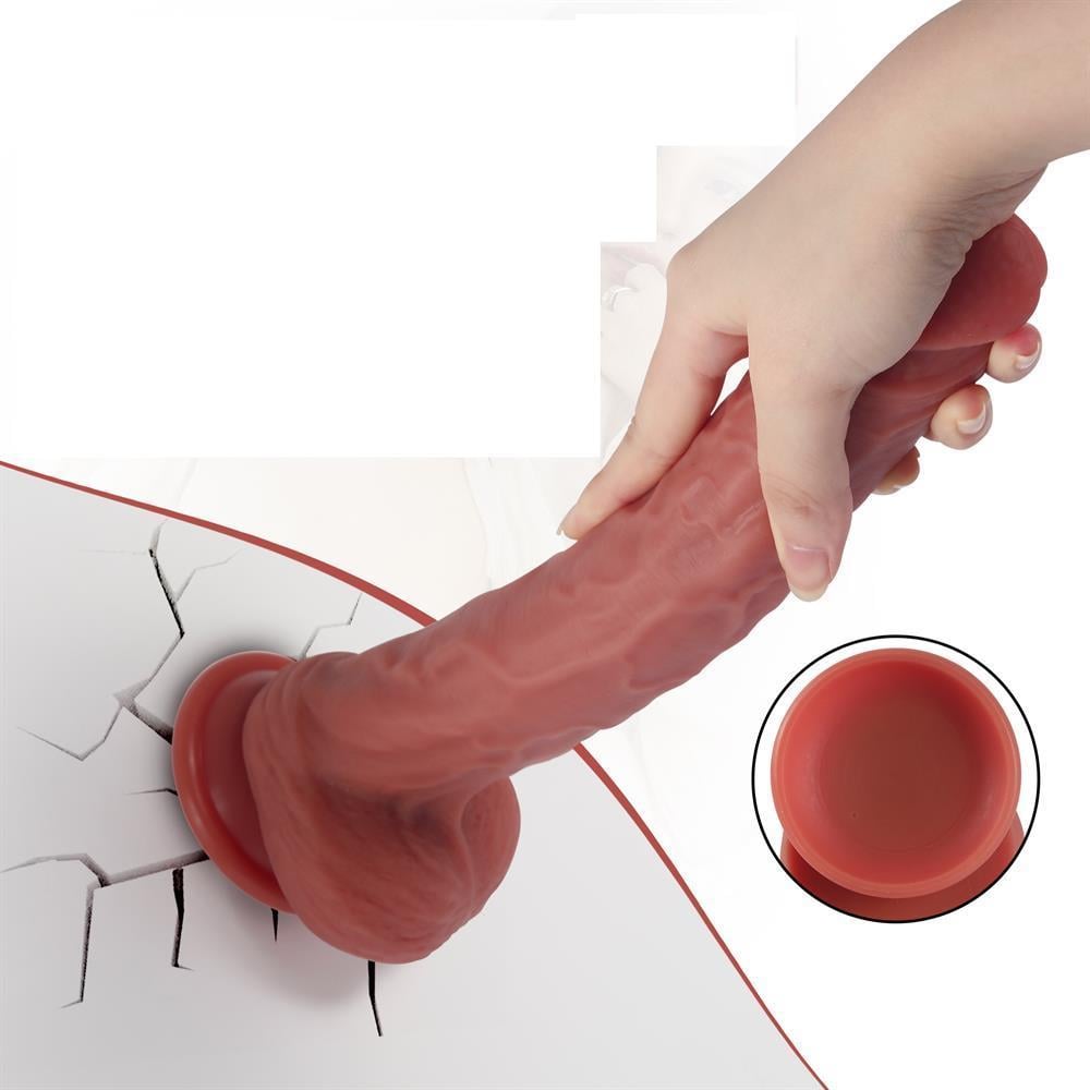 Belden Bağlamalı Yeni Nesil Büyük Boy 28,9 cm Realistik Dildo Penis