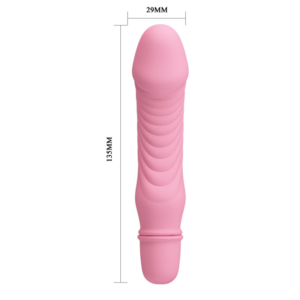 PRETTY LOVE Titreşim Özellikli Vibratör 13.5 cm Açık Pembe