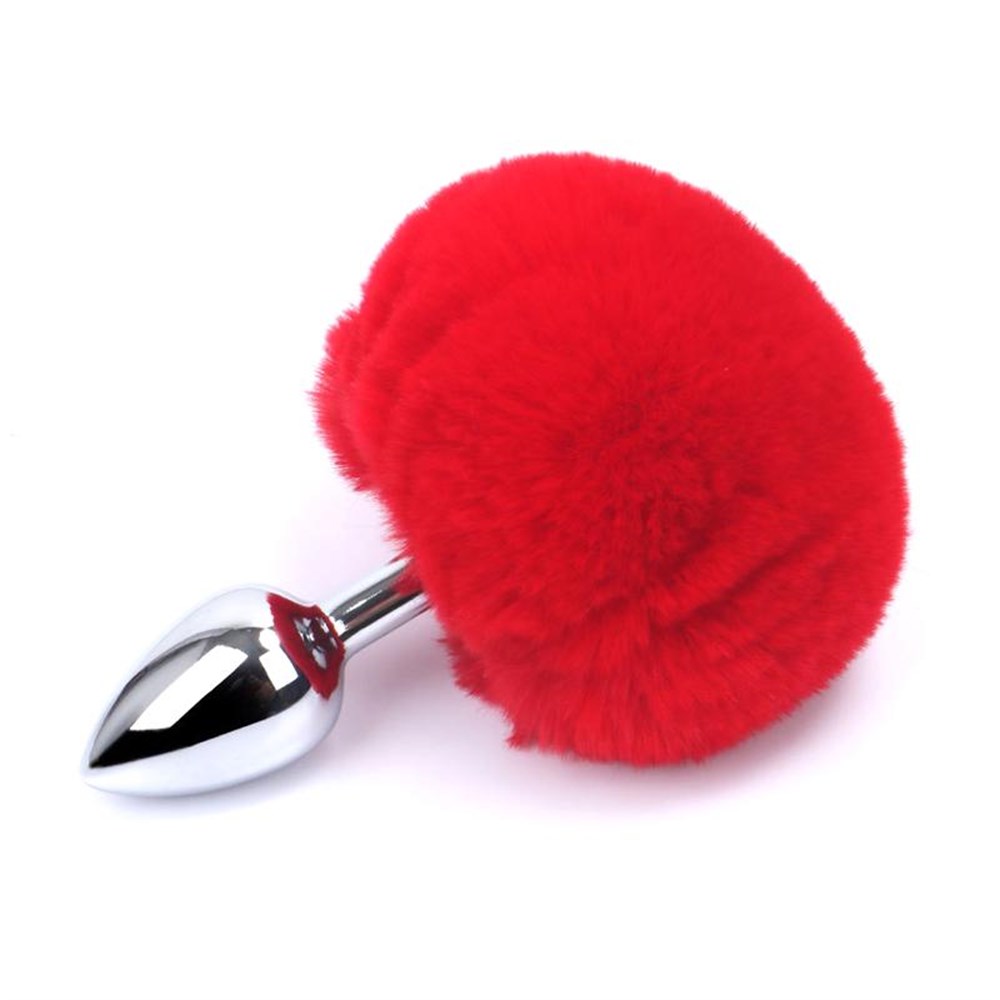 Tavşan Kuyruklu Paslanmaz Çelik Anal Tıkaç