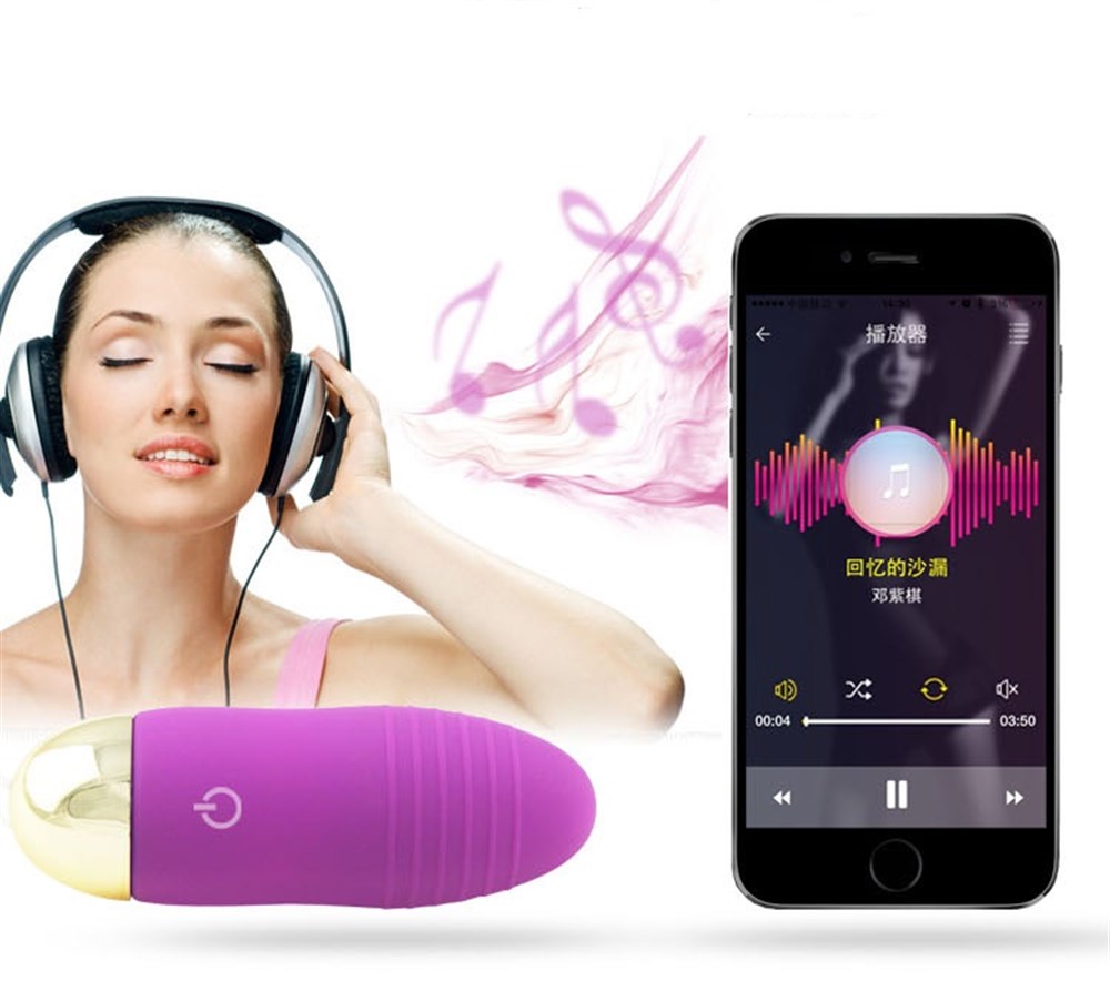 Telefondan Kumandalı 10 Fonksiyonlu Masaj Vibratörü Zevk Yumurtası