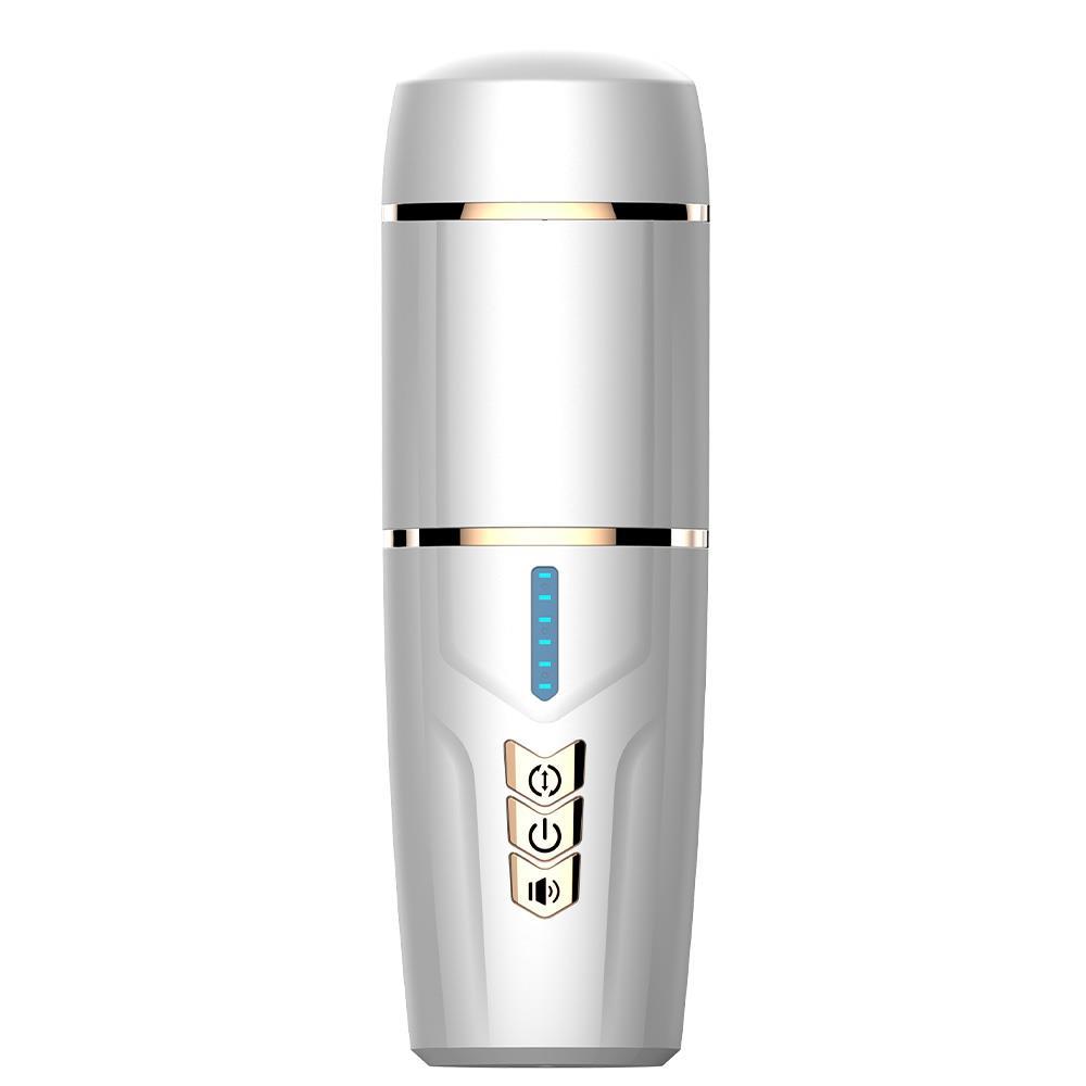 USB Şarjlı Titreşimli Emme Ayarlı Sesli Masturbatör - Kimi