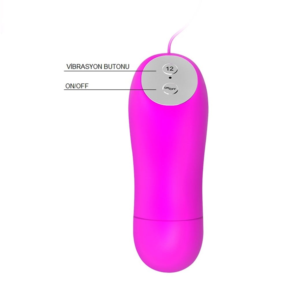 Uzaktan Kablo Kumandalı Mini Kelebek Masaj Vibratörü
