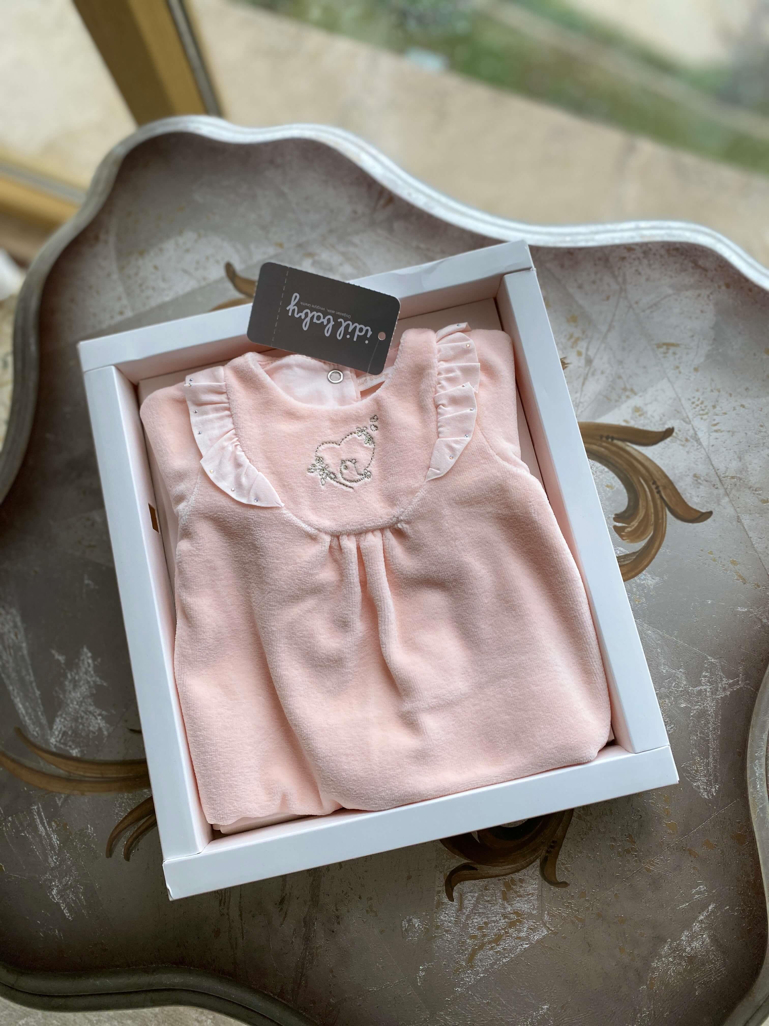 İDİLBABY NAKIŞLI SOMON KADİFE TULUM