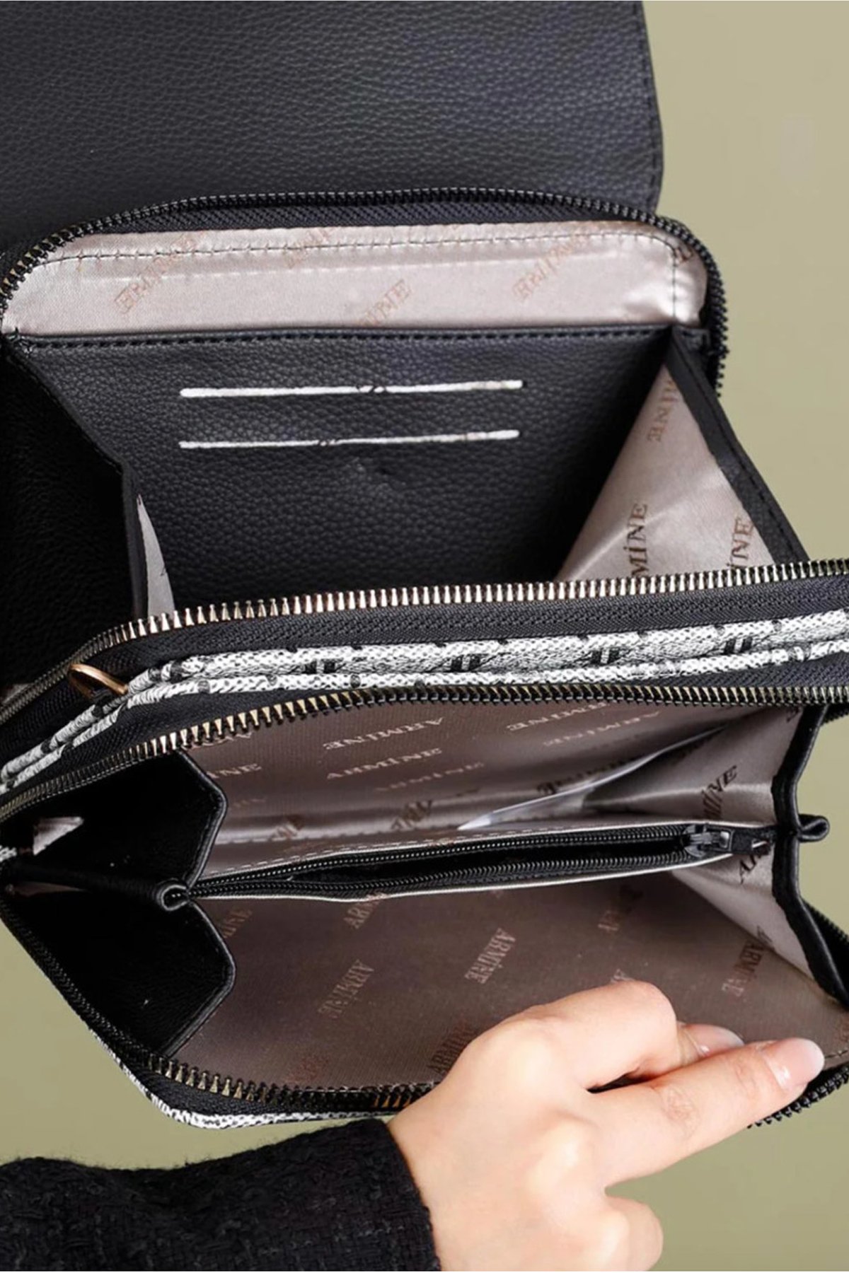 Armine 381 Kadın El Çantası Kahverengi