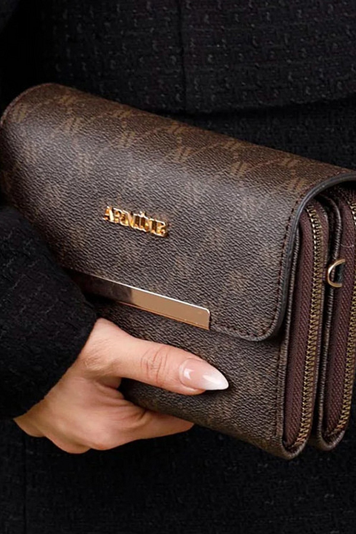 Armine 381 Kadın El Çantası Kahverengi