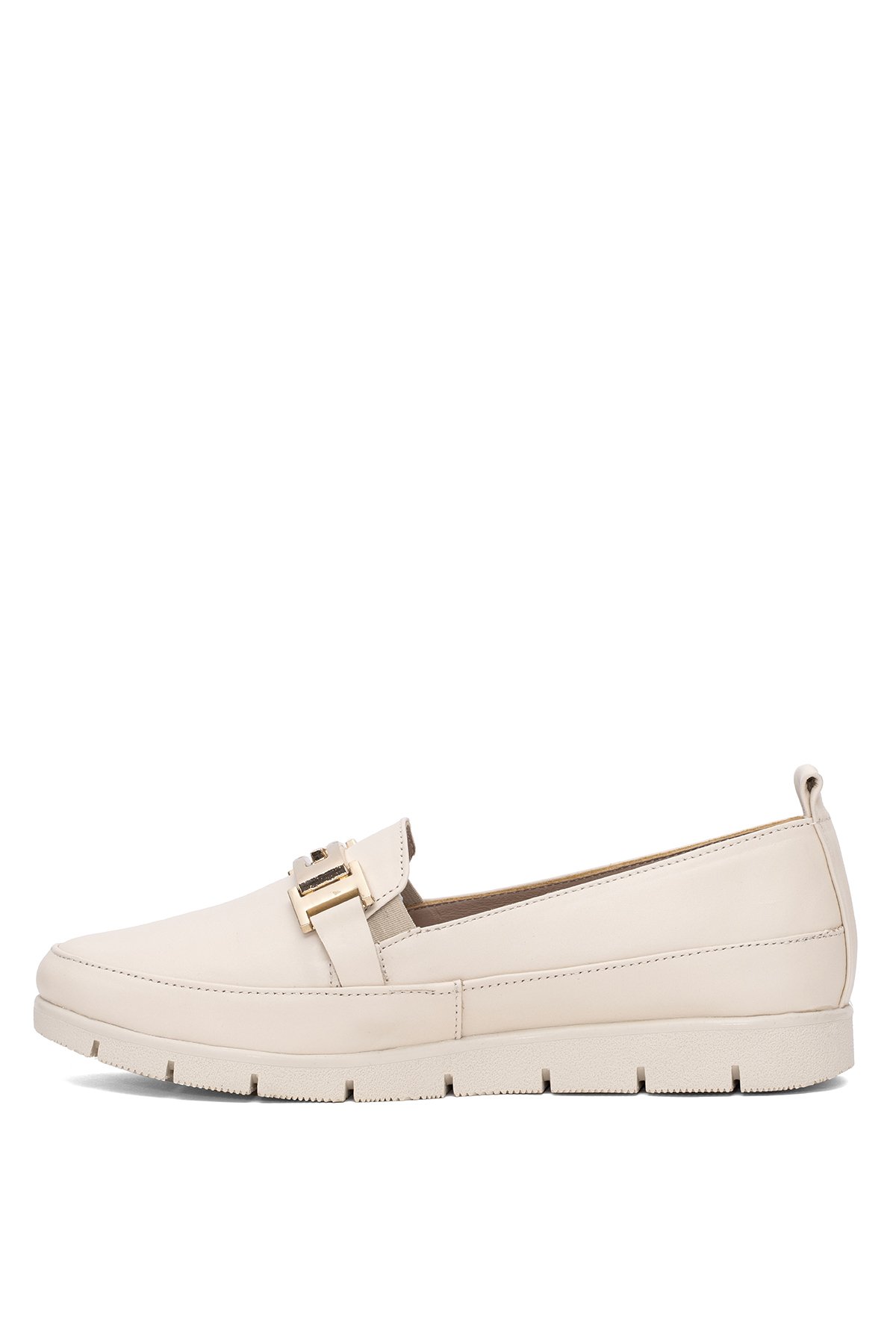 Beety 25BY118.2274-5-A Kadın Hakiki Deri Casual Ayakkabı Bej