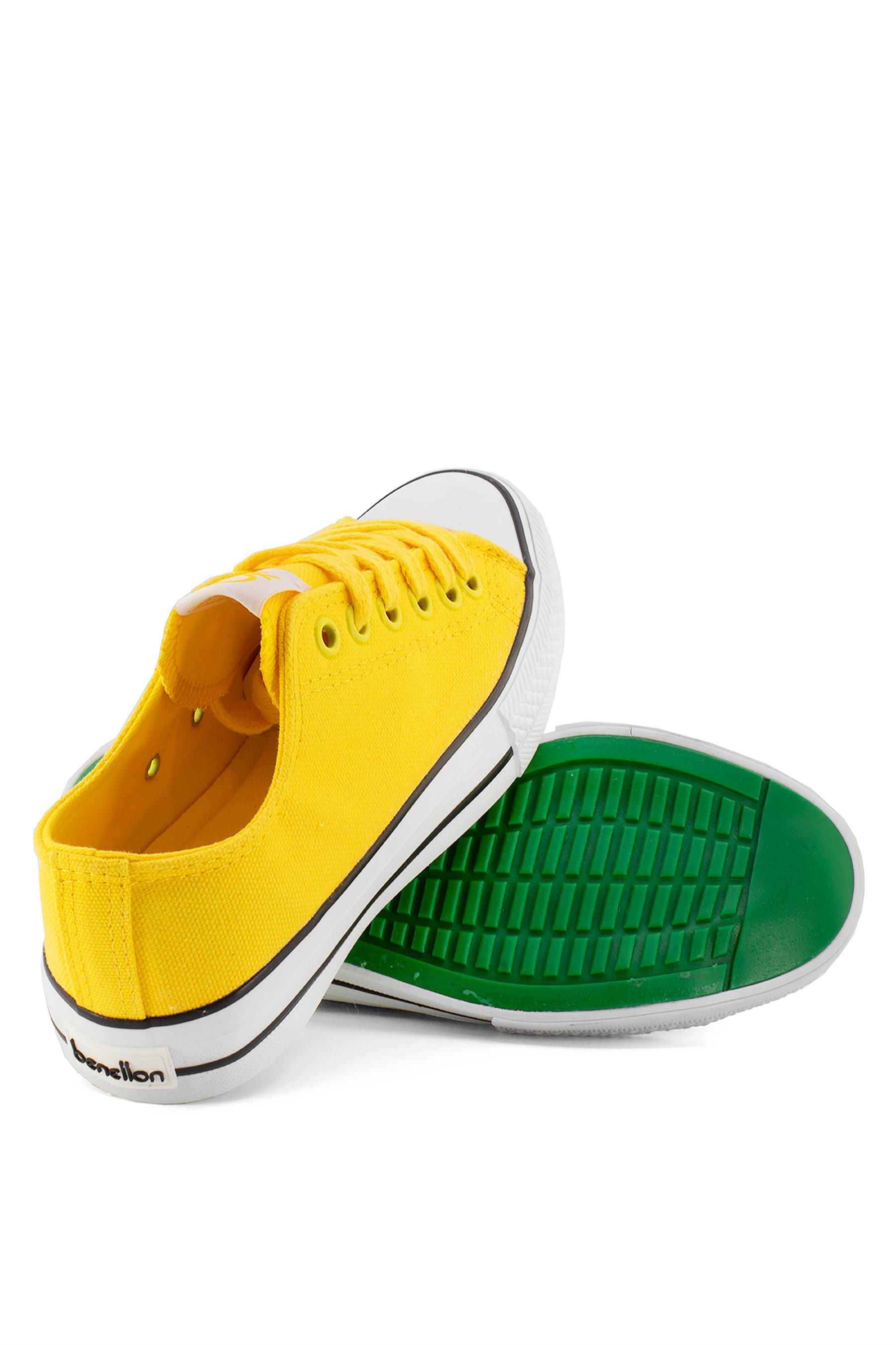 Benetton BN-30196K Kadın Spor Ayakkabı Sarı