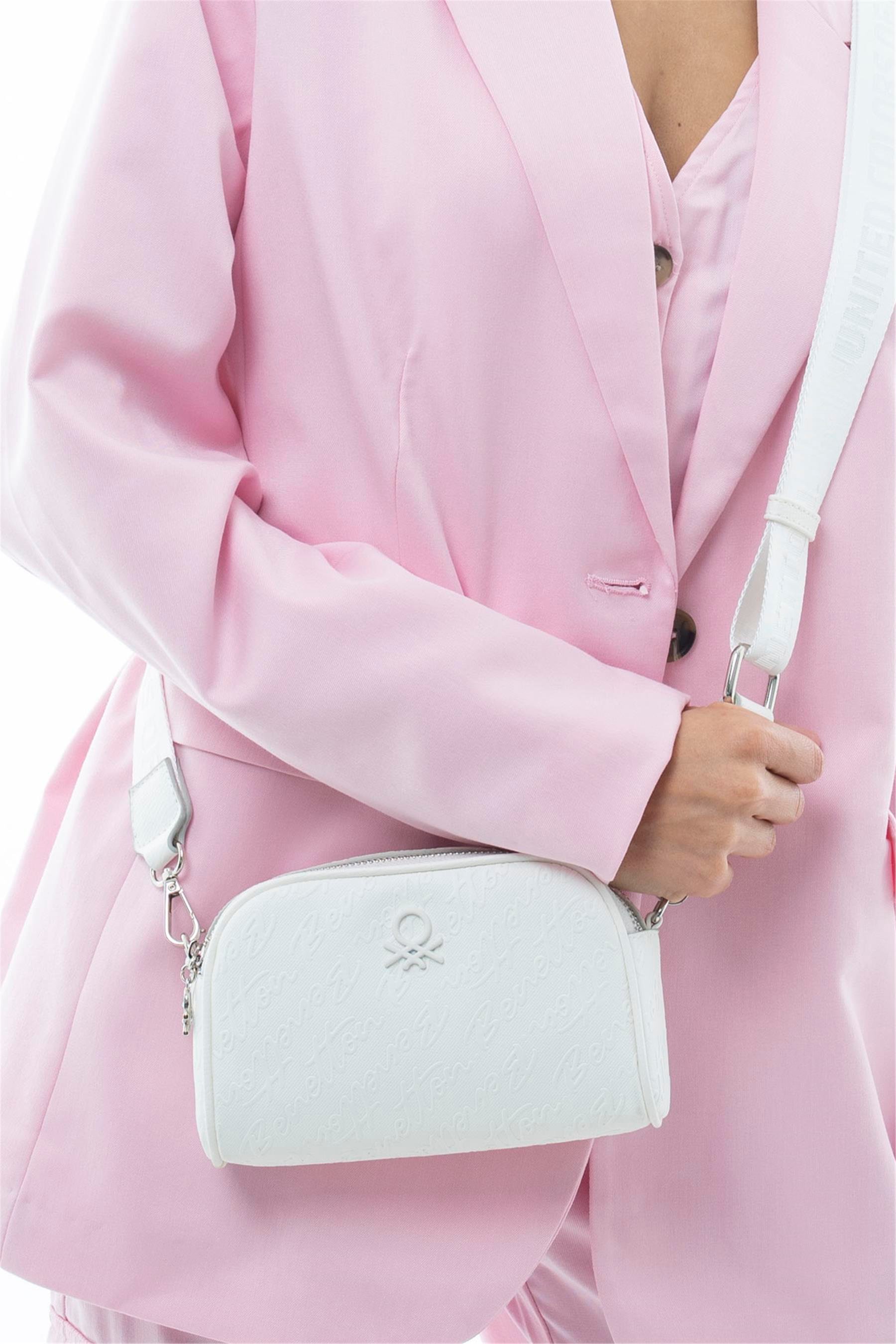 Benetton BNT1072 Kadın Çanta Beyaz