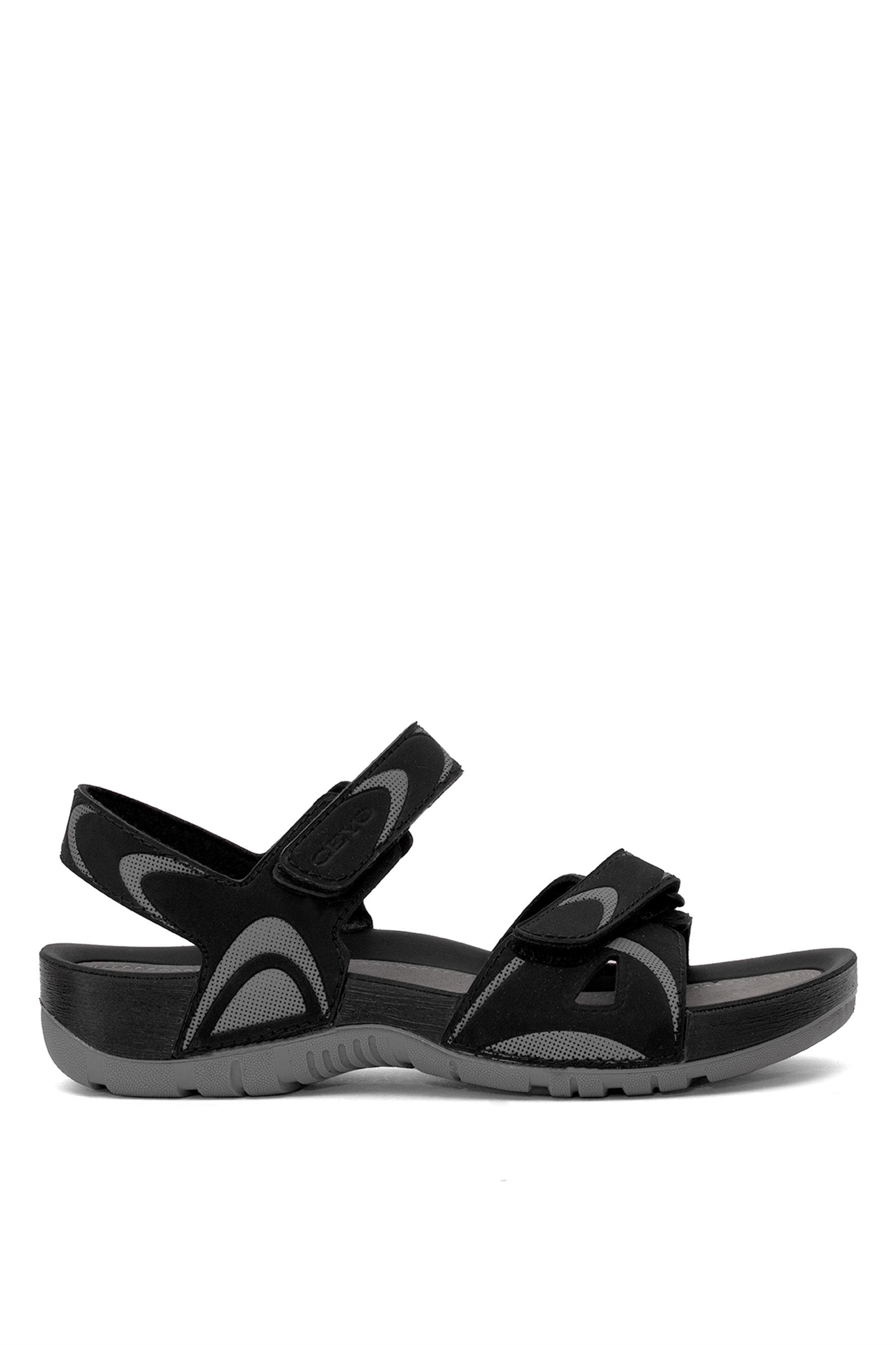 Ceyo 25YCY9828-3 Kadın Sandalet Siyah