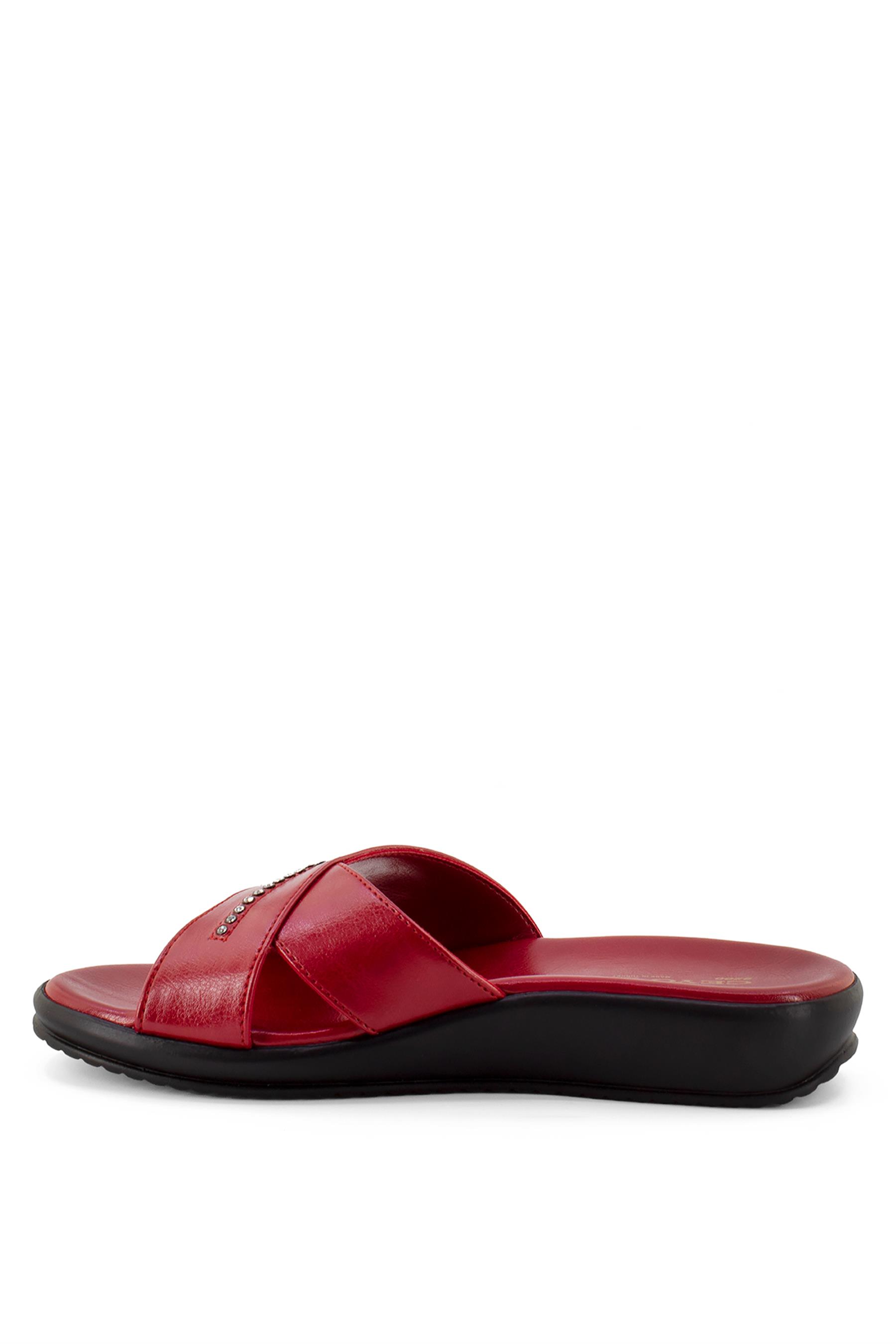 Ceyo 9200-16 Kadın Terlik Kırmızı