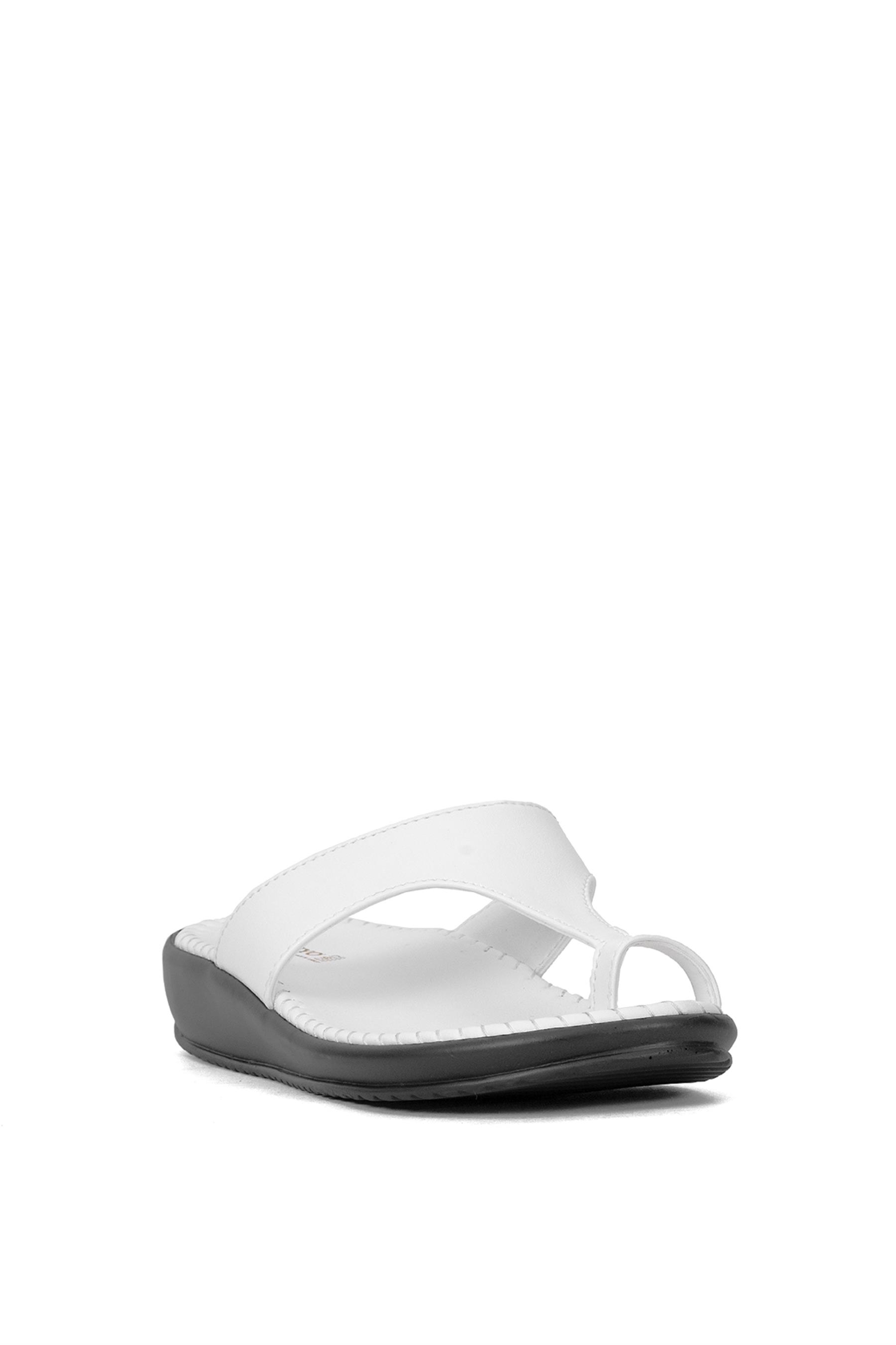 Ceyo 9200-2 Kadın Terlik Beyaz