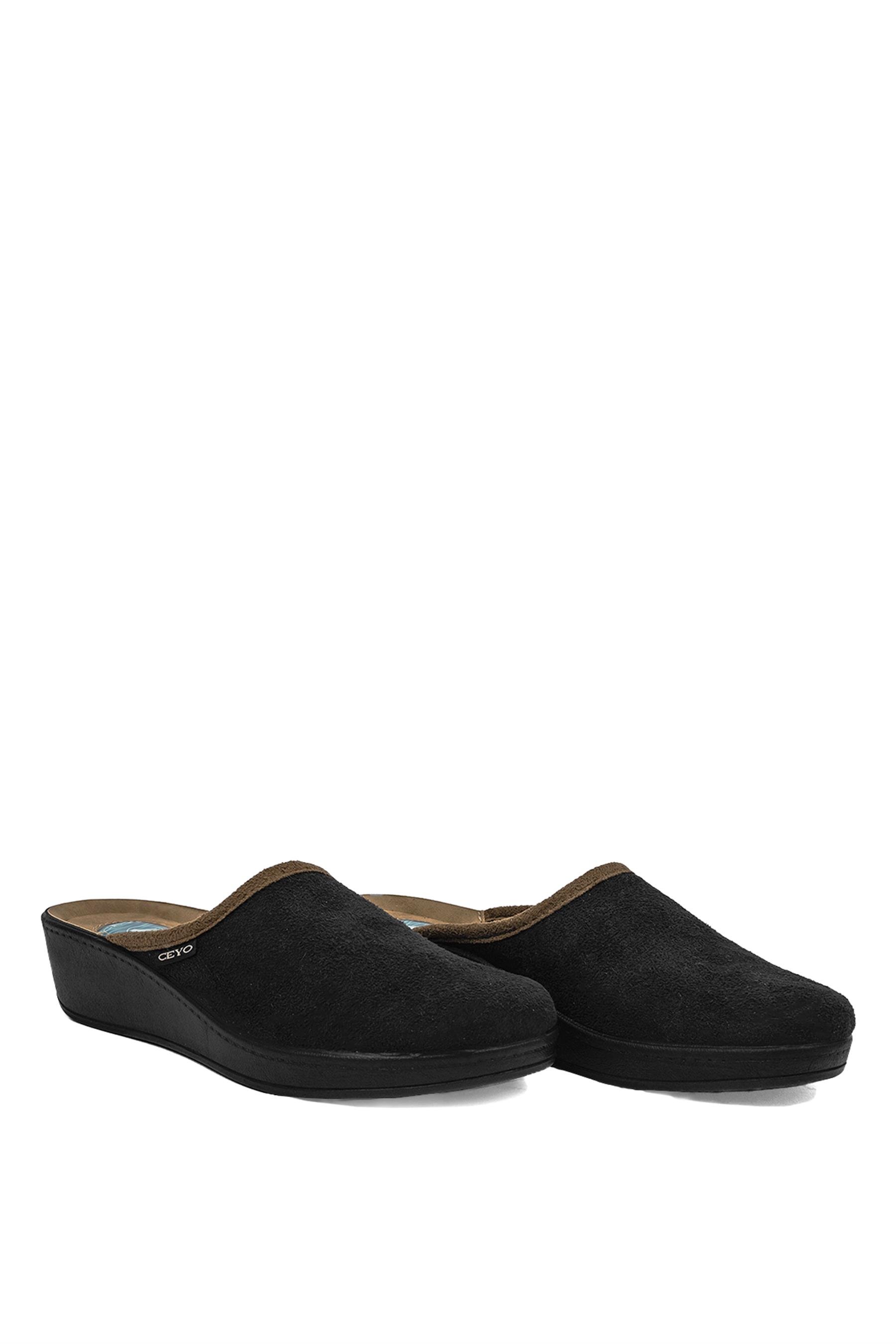 Ceyo 9932 Kadın Ev Terliği Siyah