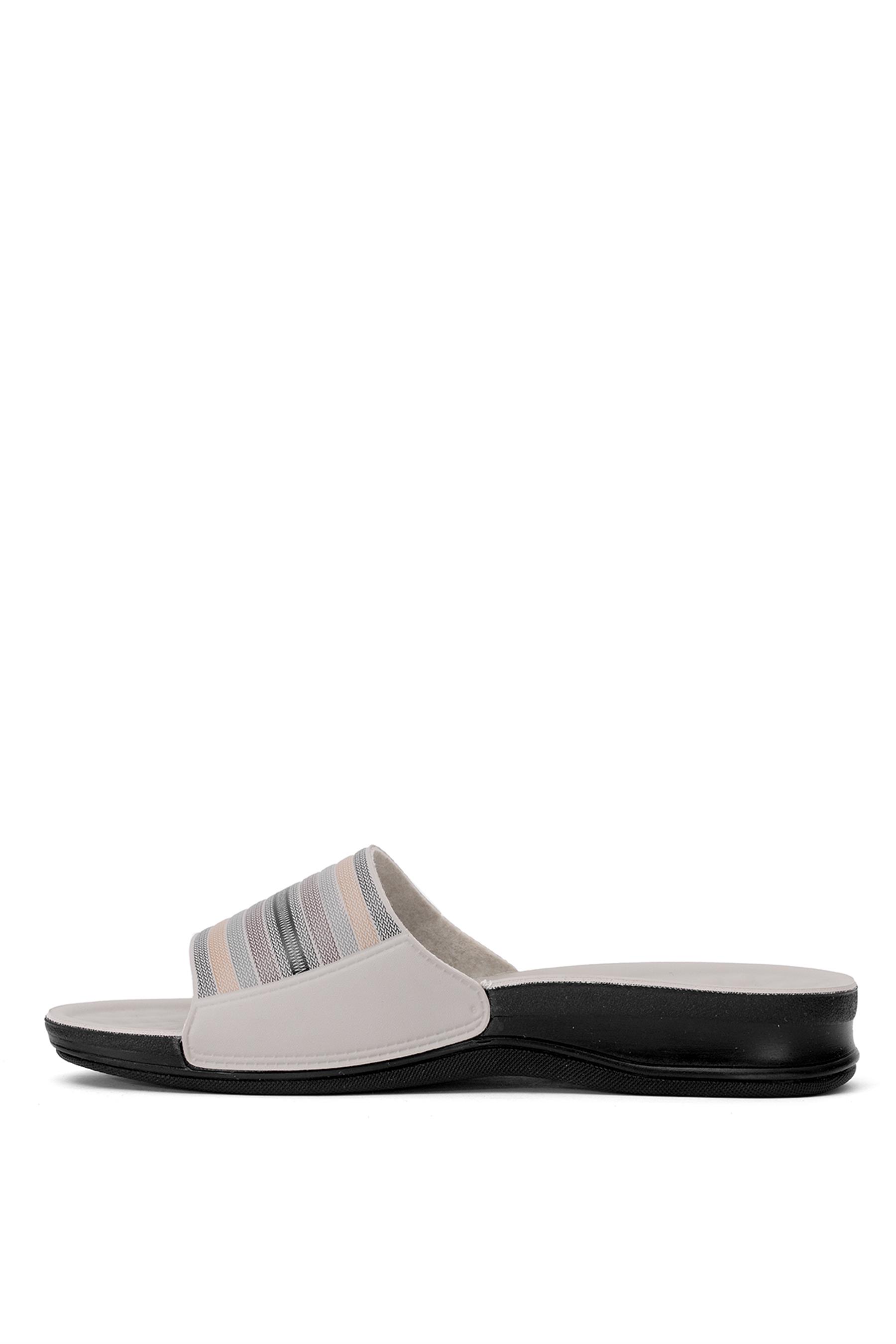 Ceyo 9942-8 Kadın Düz Terlik Bej