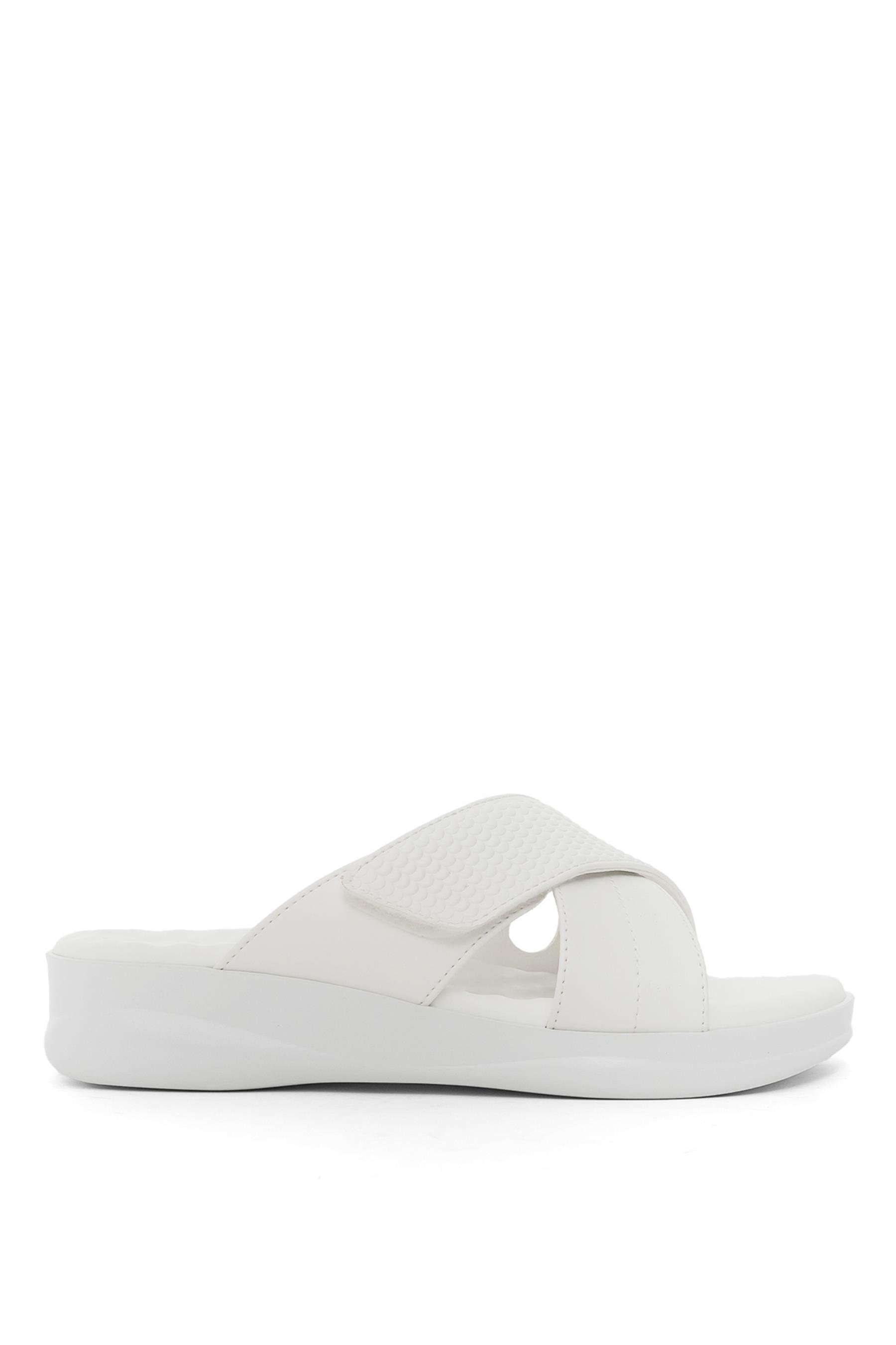 Ceyo 9975-10 Kadın Terlik Beyaz