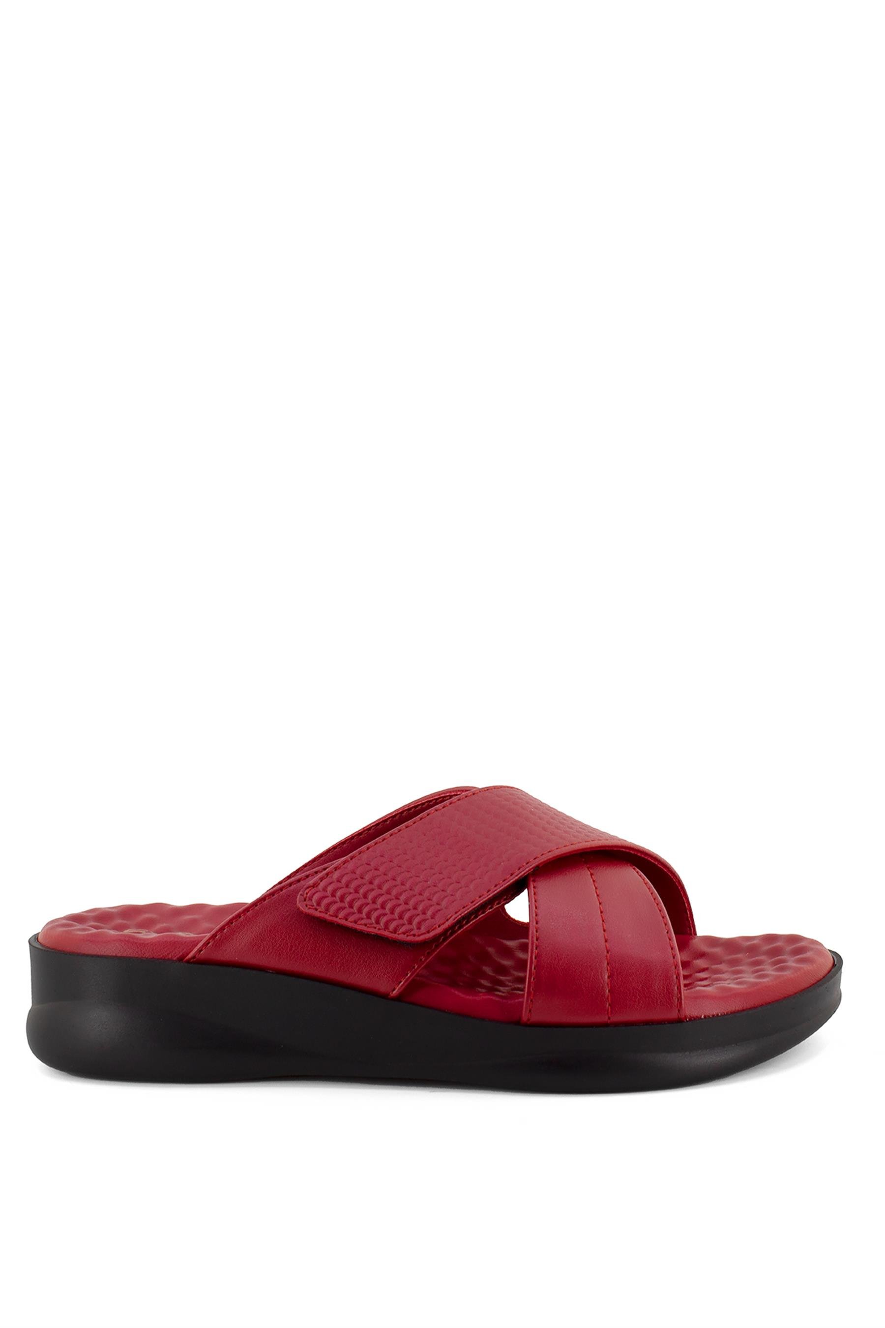 Ceyo 9975-10 Kadın Terlik Kırmızı