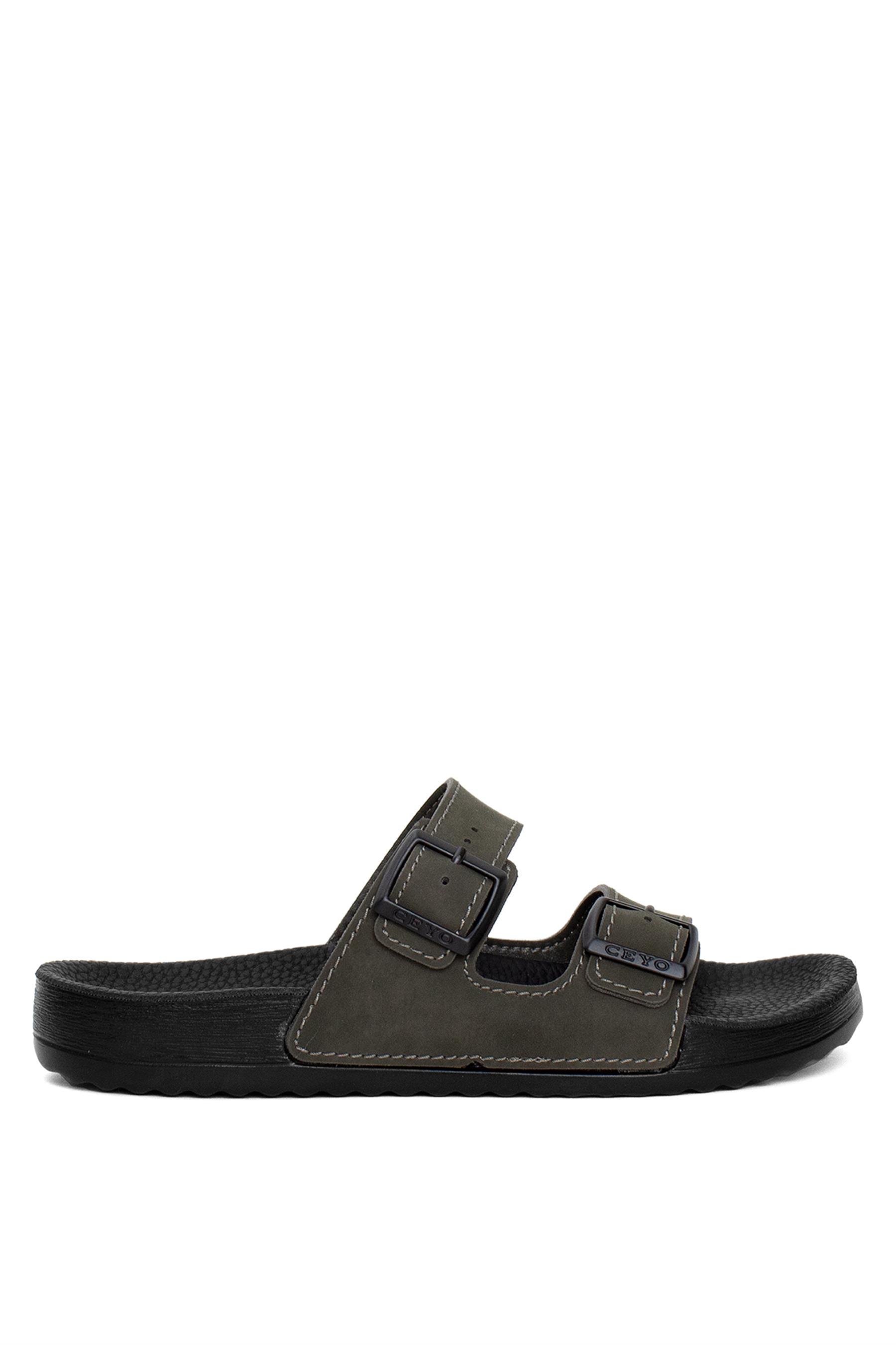 Ceyo Bahama-10 Kadın Terlik Haki