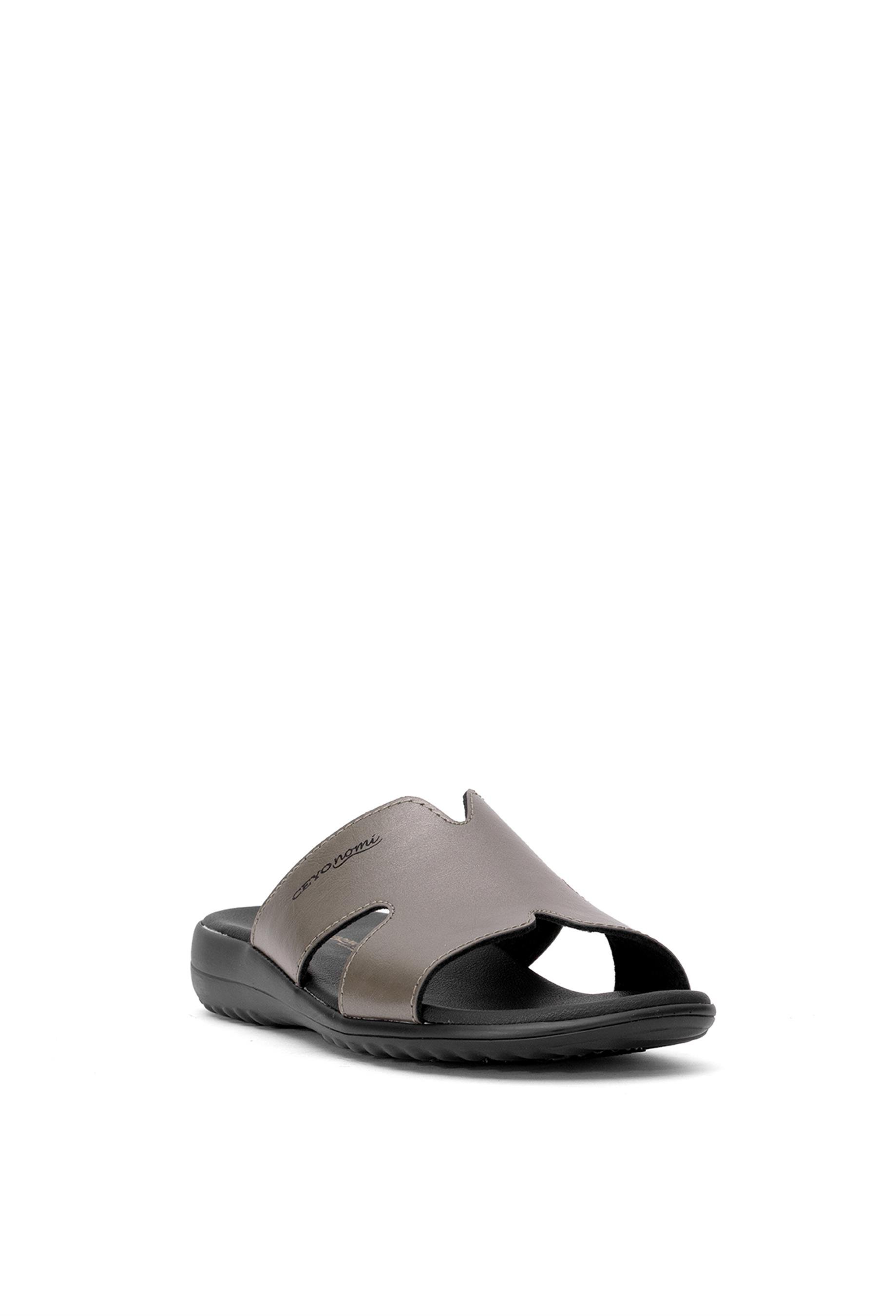 Ceyo Palermo-2 Kadın Düz Terlik Platin