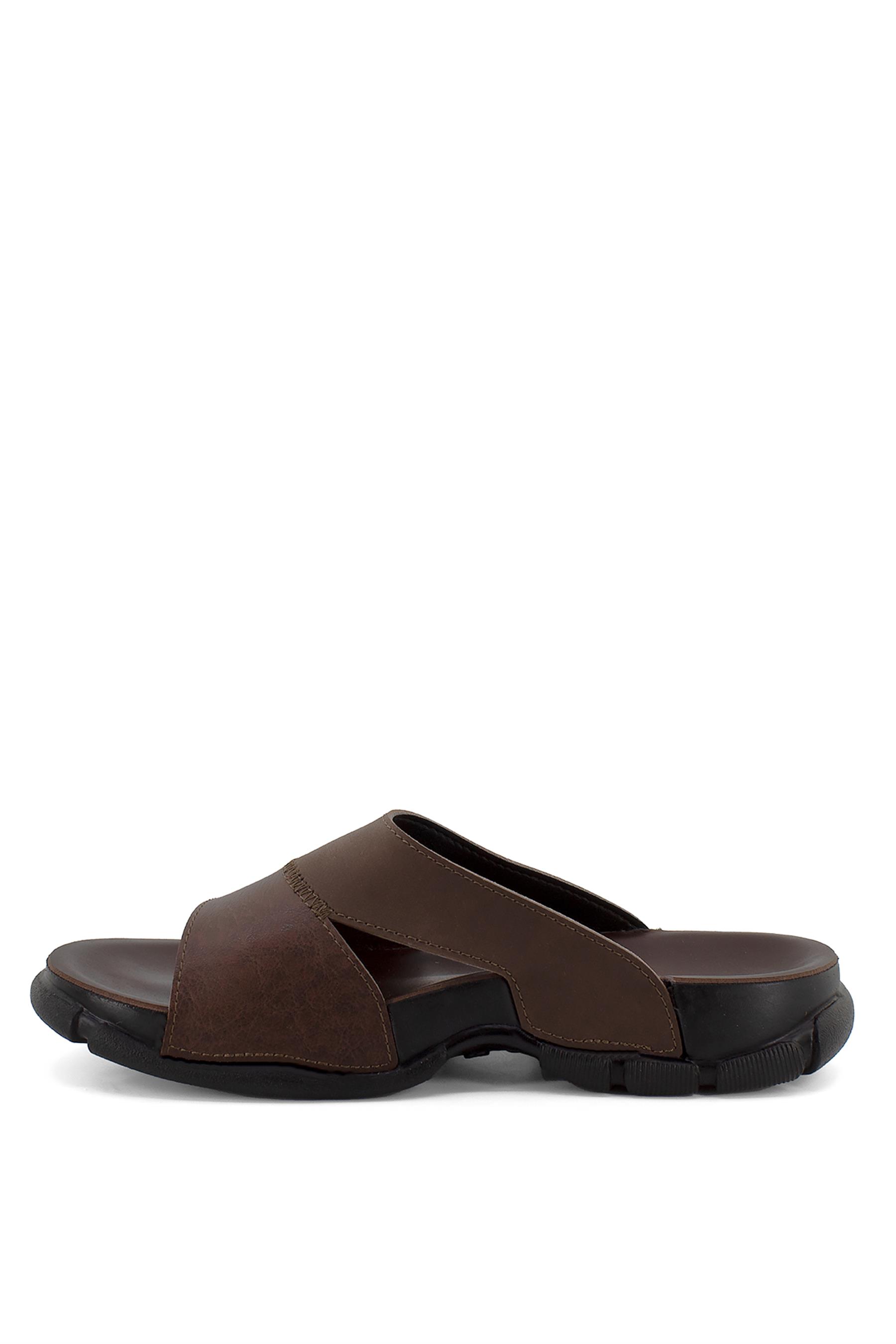 Ceyo Riva-12 Erkek Terlik Kahverengi