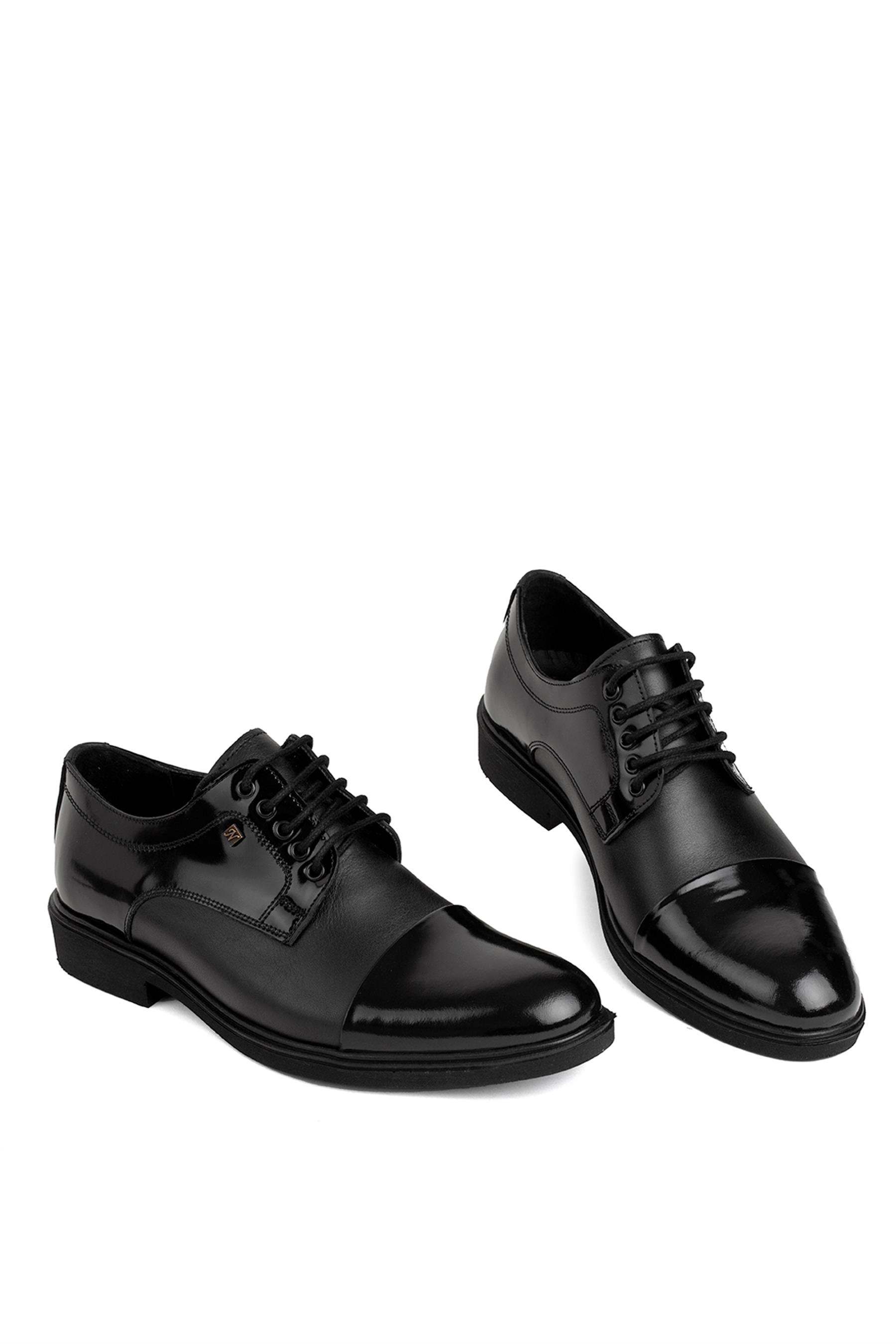 Elit 24YNbl4016R Erkek Hakiki Deri Casual Ayakkabı Siyah