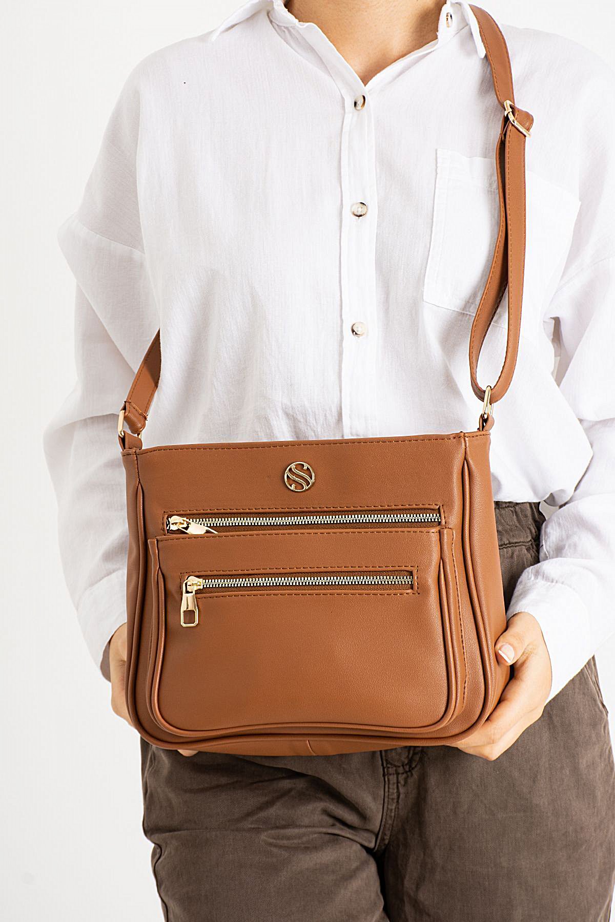 Elit 25KSNM1399 Kadın Omuz Çantası Taba