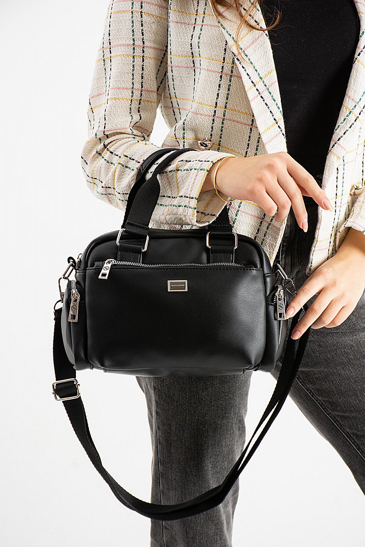 Elit 25KSNM1422C Kadın El Çantası Siyah