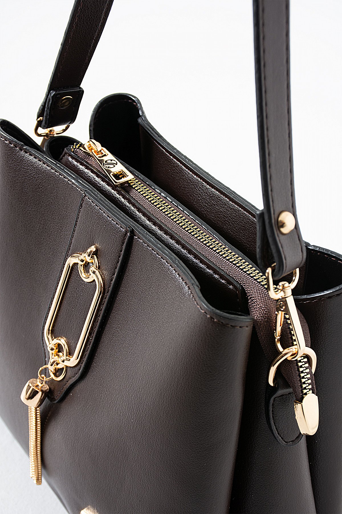 Elit 25KSNM1438C Kadın Omuz Çantası Kahverengi