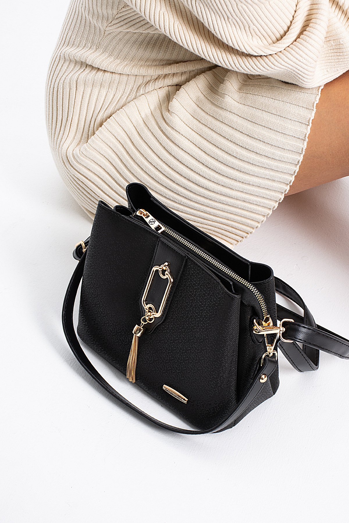 Elit 25KSNM1438C Kadın Omuz Çantası Siyah