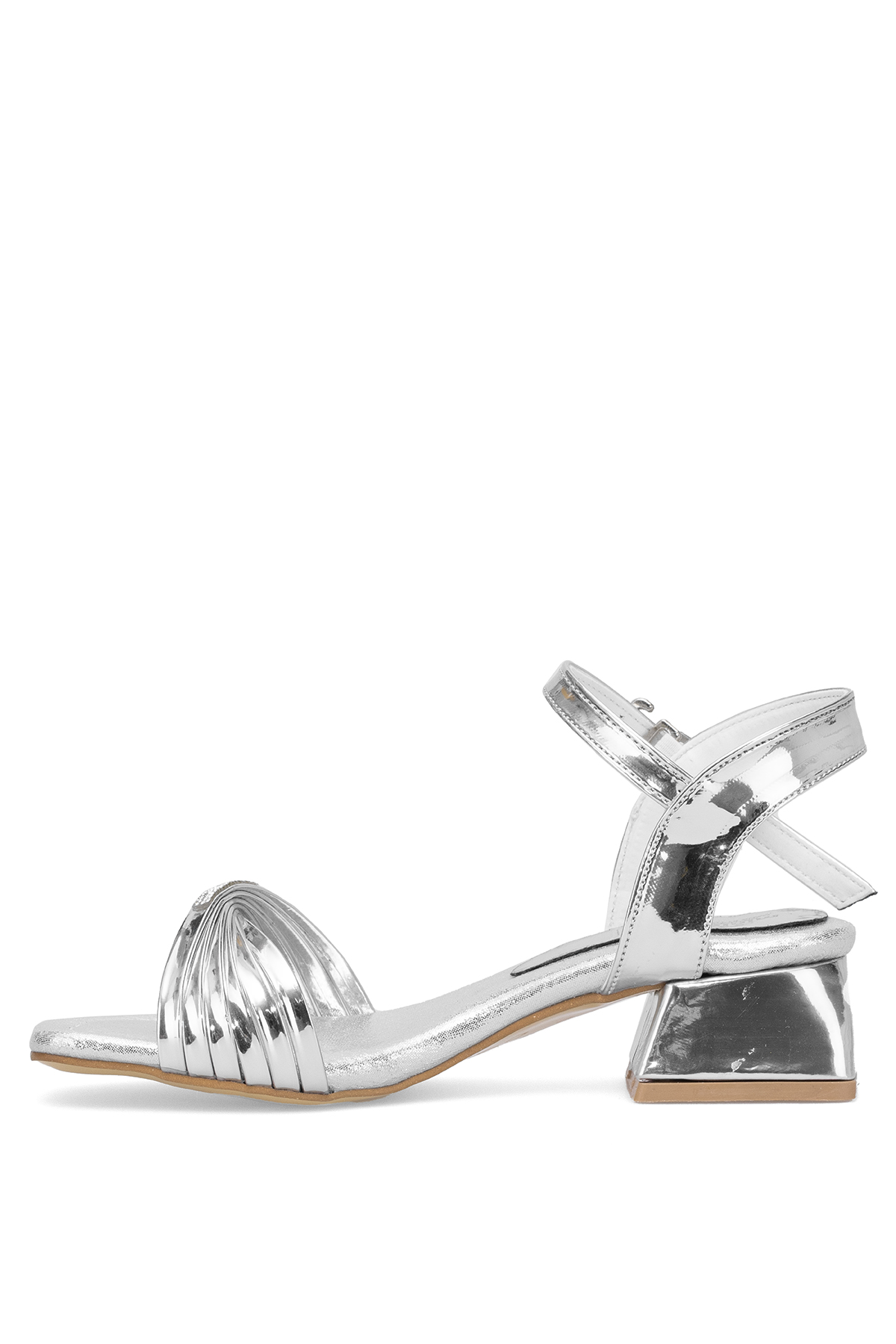 Elit ASK-F-40-25Y Filet Kız Çocuk Abiye Ayakkabı Gümüş