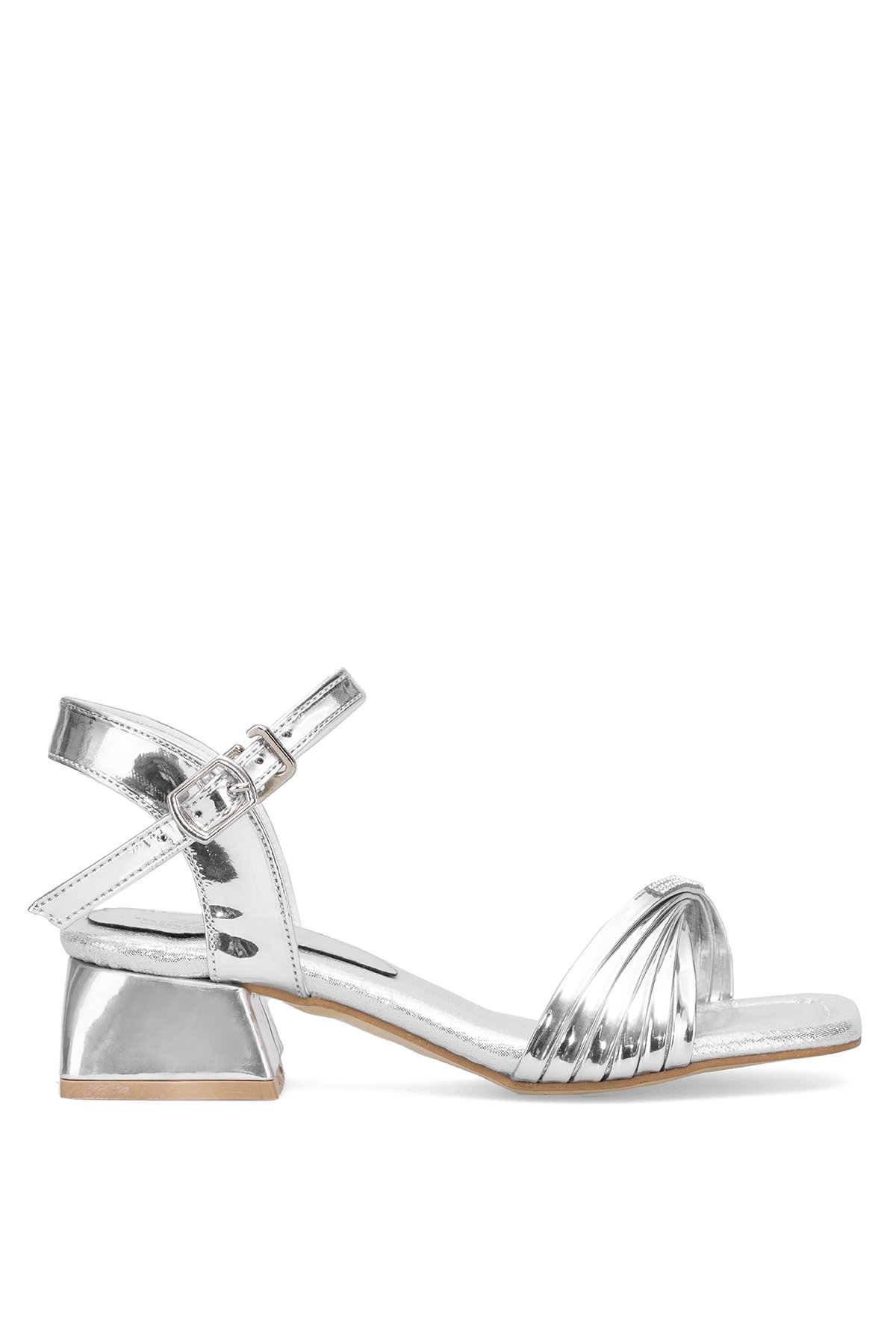 Elit ASK-F-40-25Y Filet Kız Çocuk Abiye Ayakkabı Gümüş