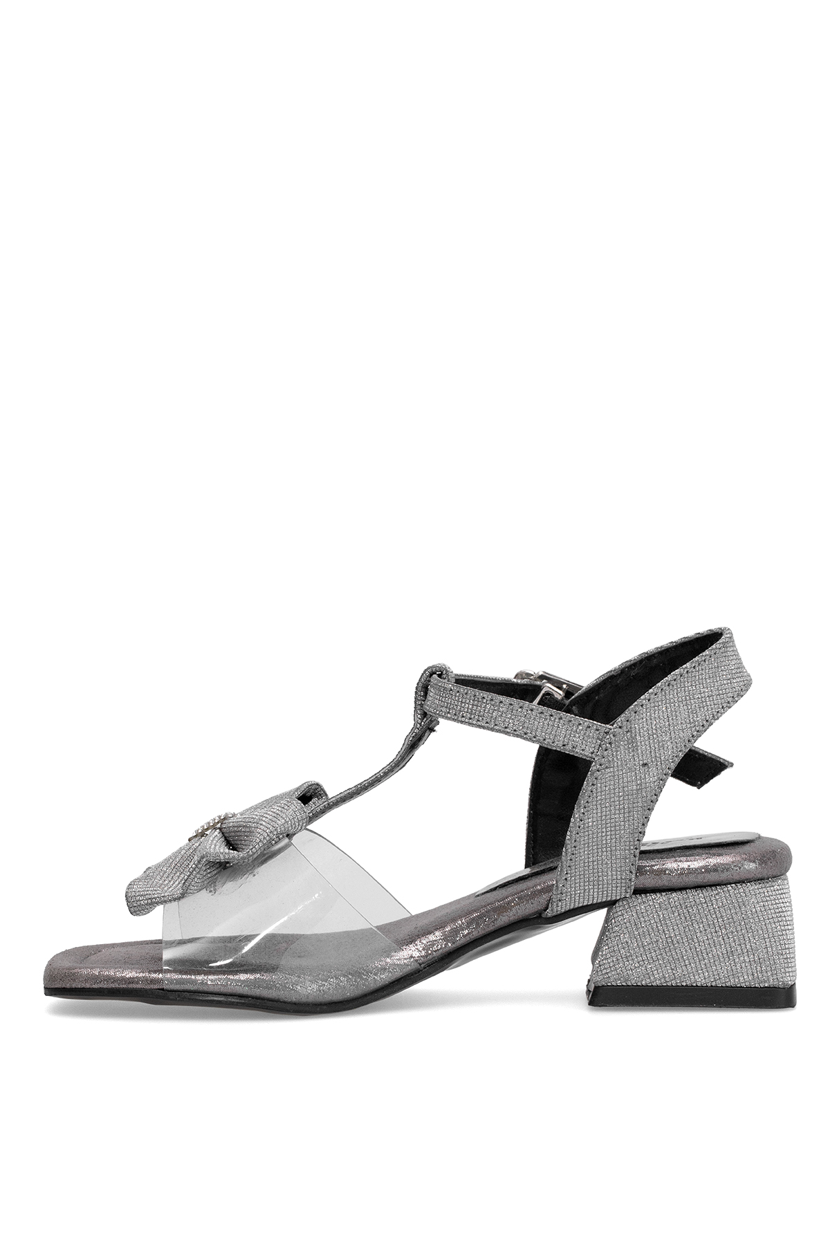 Elit ASK-F-42-25Y Filet Kız Çocuk Abiye Ayakkabı Platin