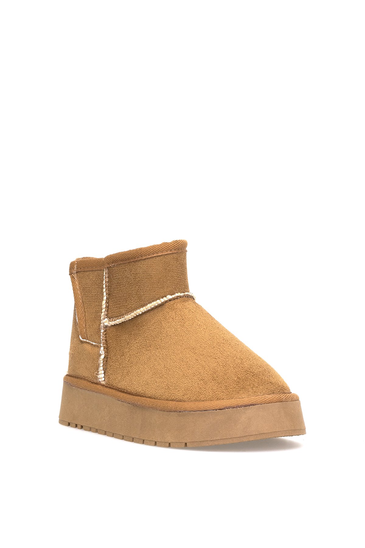 Elit ASNLG2112 Erkek Çocuk UGG Düz Bot Taba