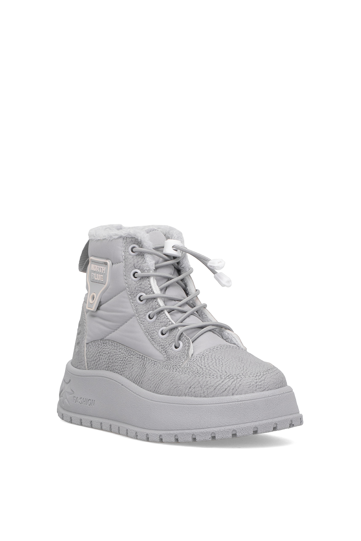 Elit ASNRT037 Kız Çocuk Düz Bot Gri